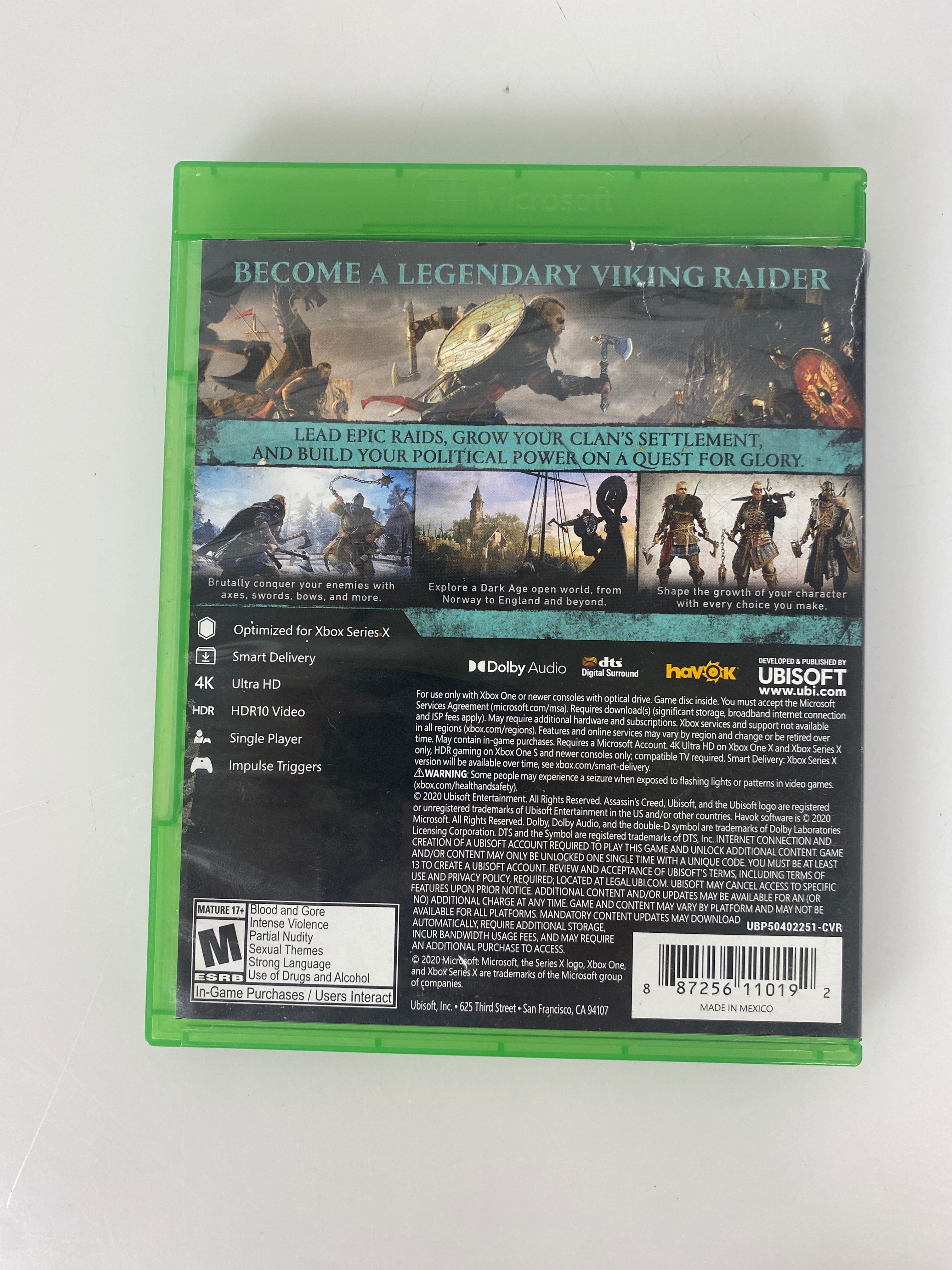 Assassin's Creed: Valhalla Xbox Series X and One