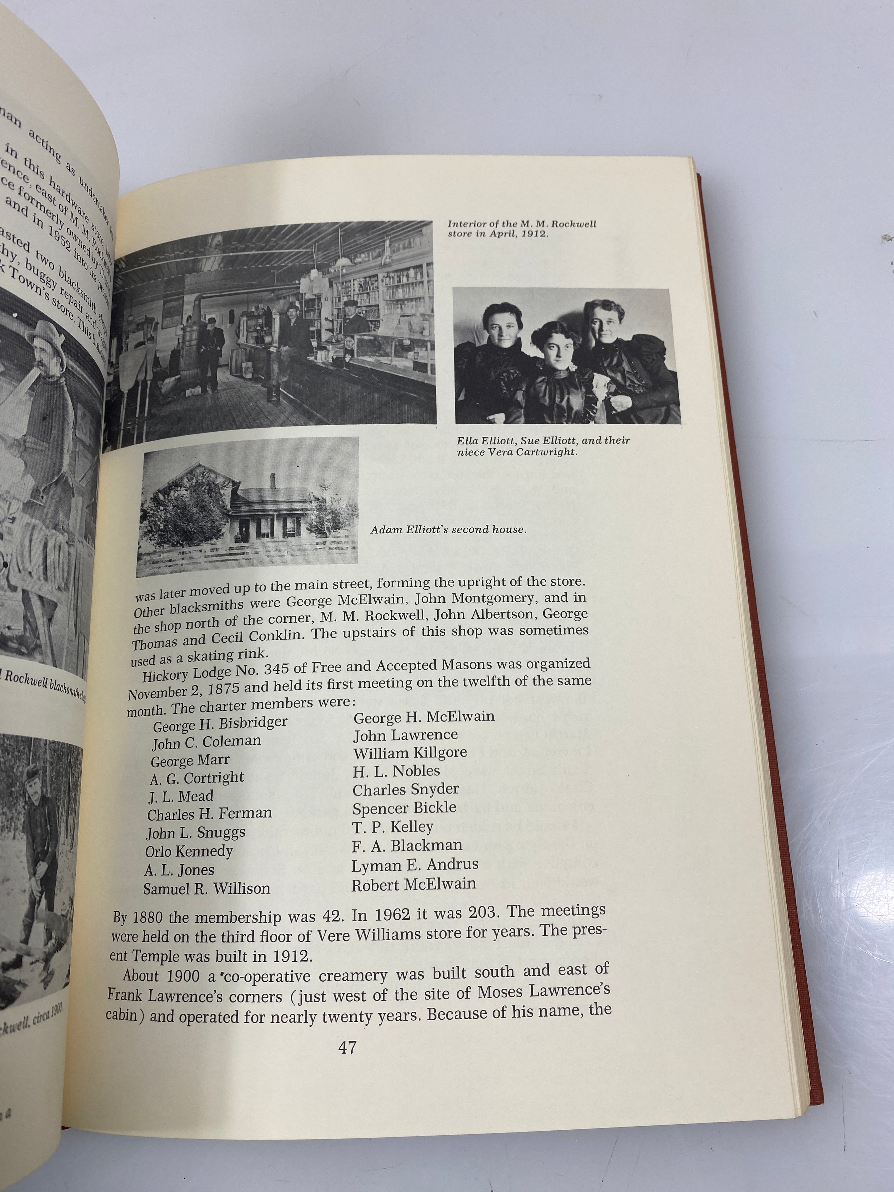 Years Gone By Bernard Michigan Historical Society HC 1967