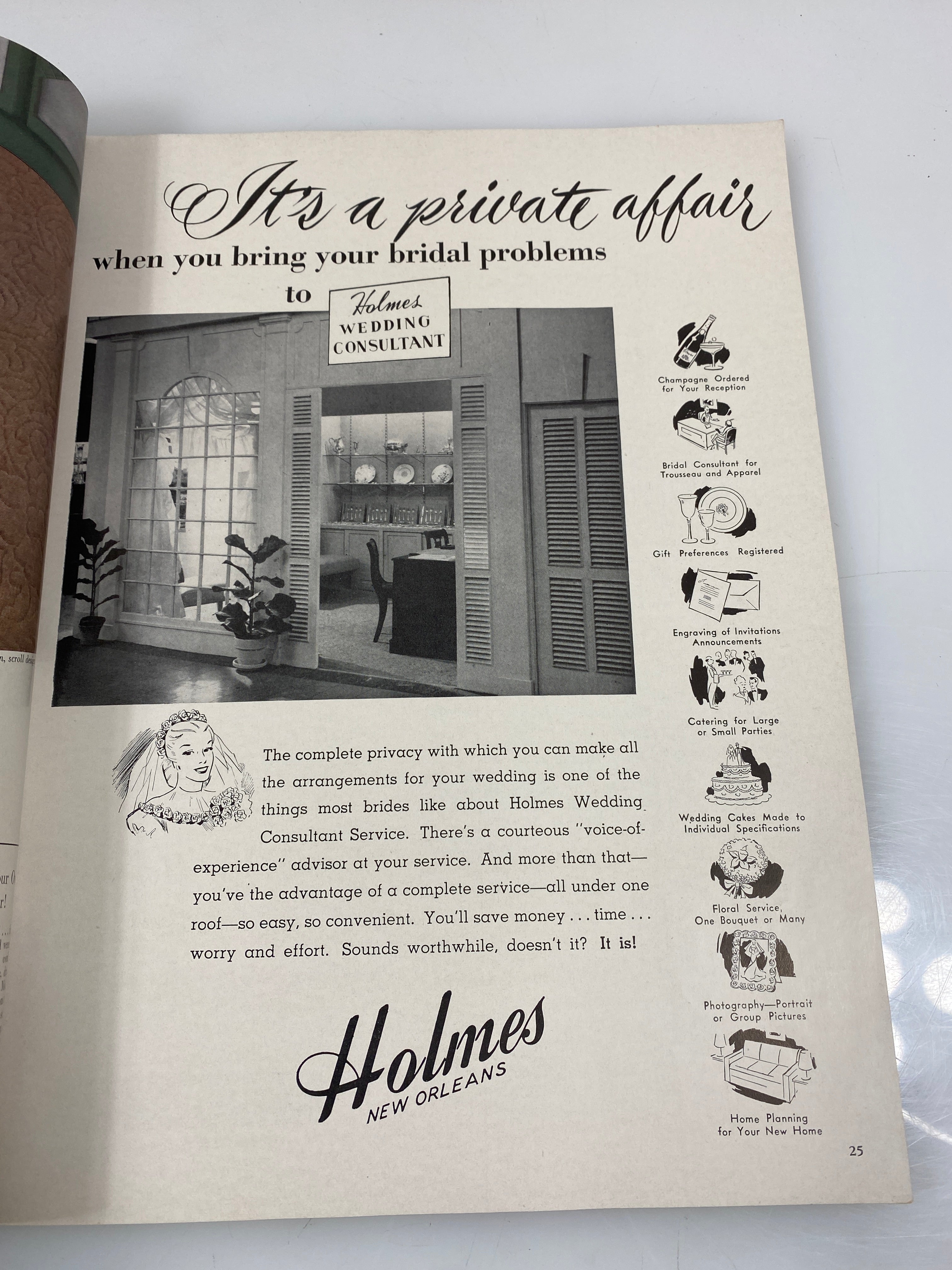 Vintage Bride's Reference Book Catalog 1949