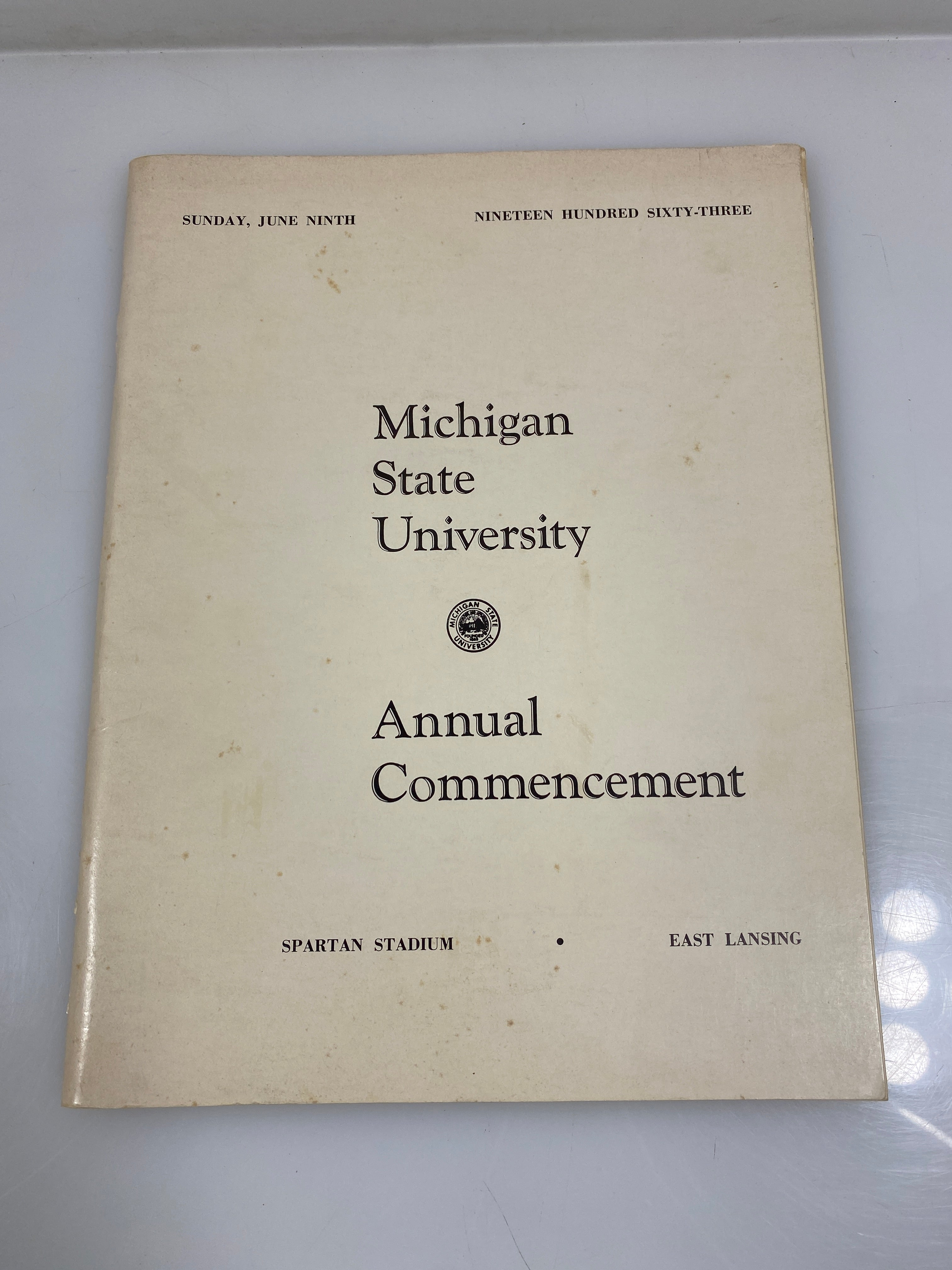 Lot of 1950s MSU Ephemera Alumni Magazine Commencements 1953-1963