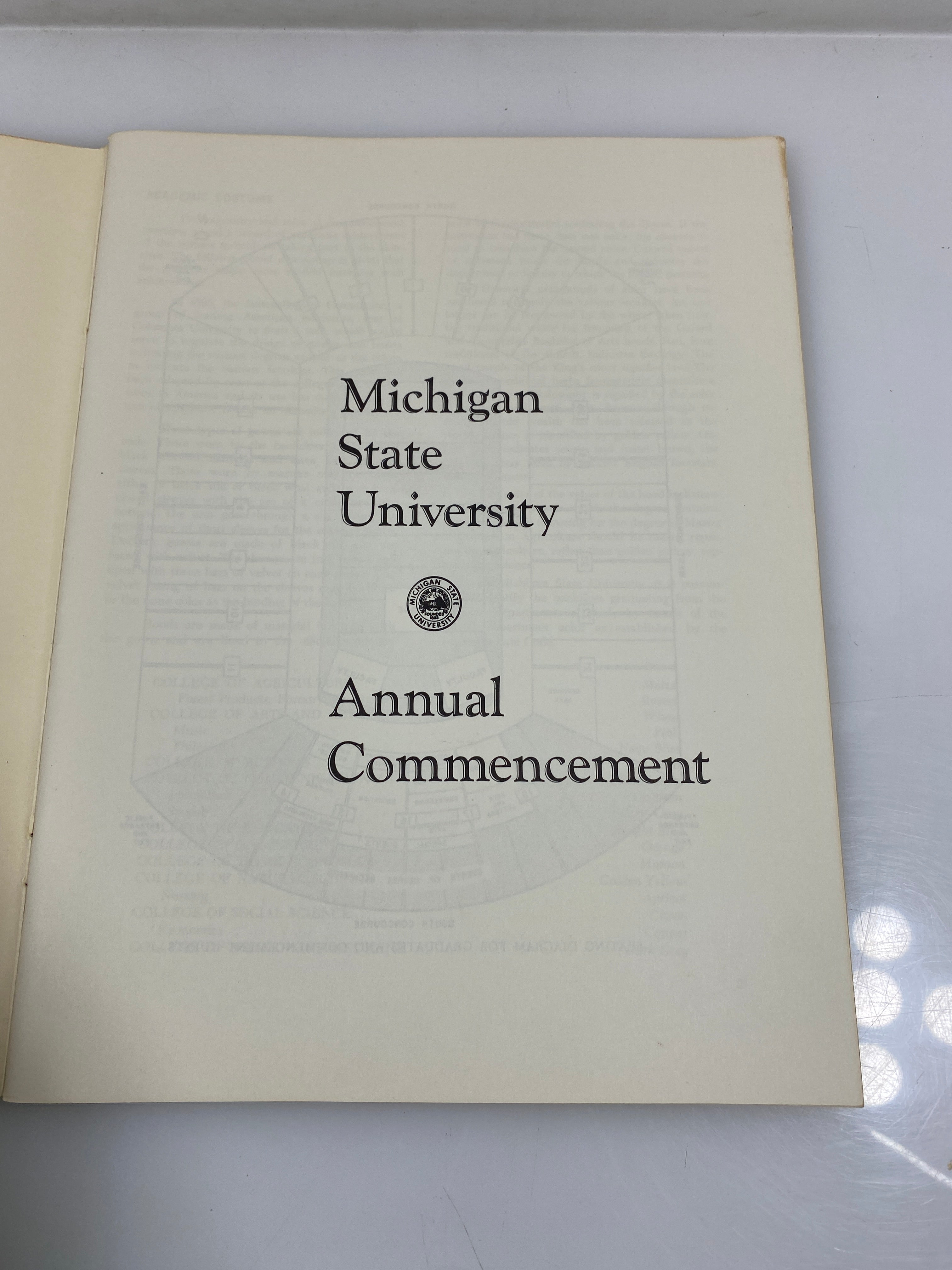 Lot of 1950s MSU Ephemera Alumni Magazine Commencements 1953-1963