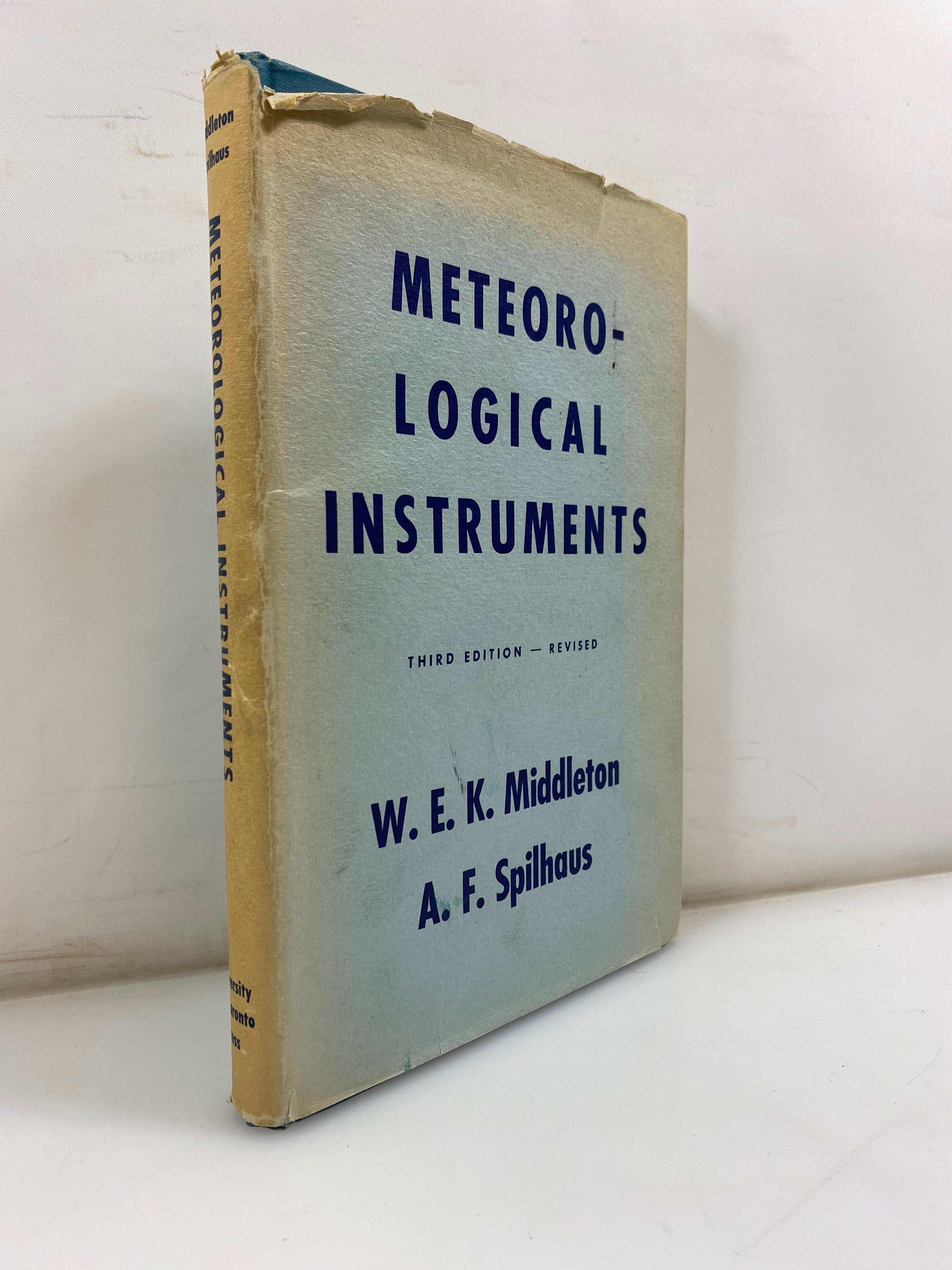 Meteorological instruments by Middleton/Sphilhaus 1953 3rd Ed. HCDJ