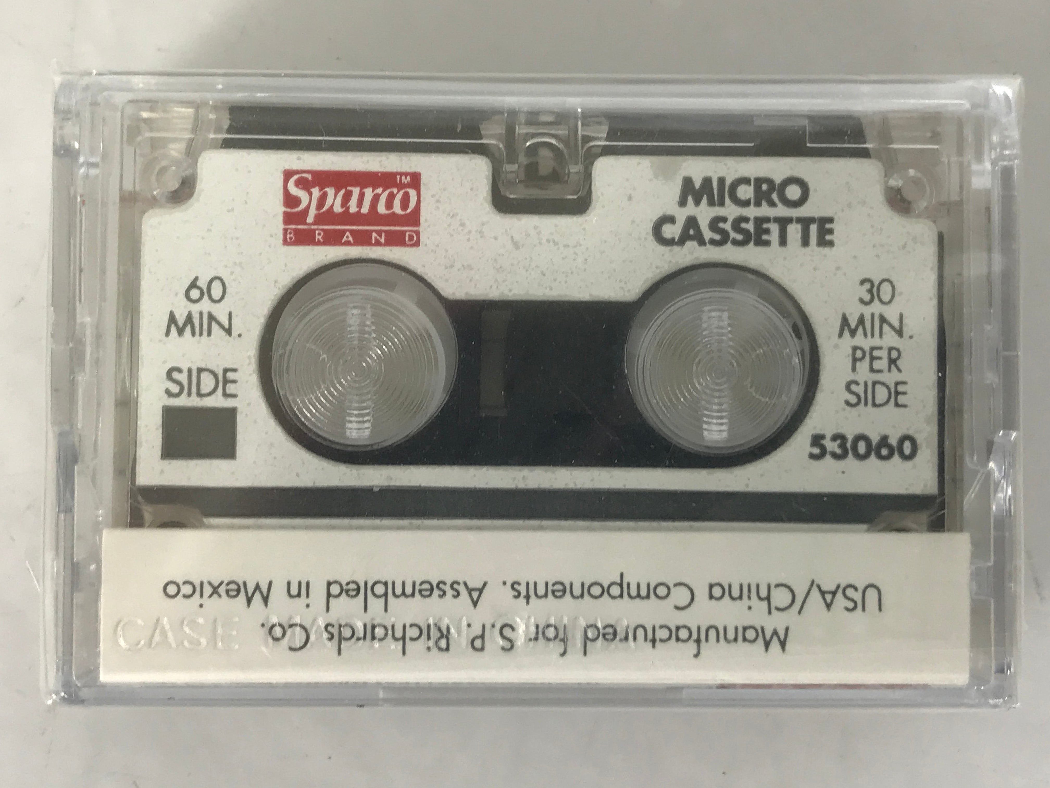 Sparco 53060 60min/30min MicroCassette Pack of 10