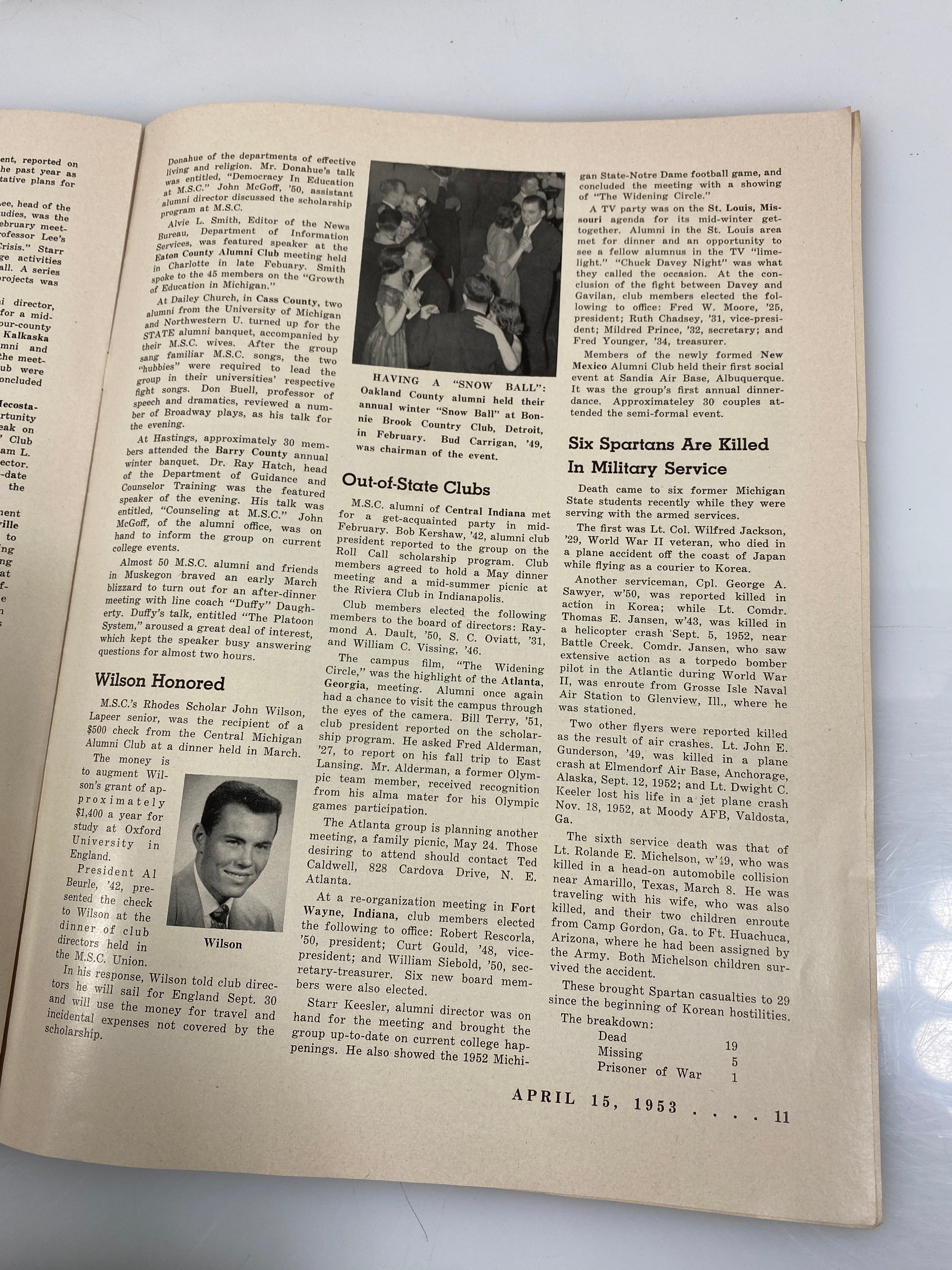 Lot of 1950s MSU Ephemera Alumni Magazine Commencements 1953-1963