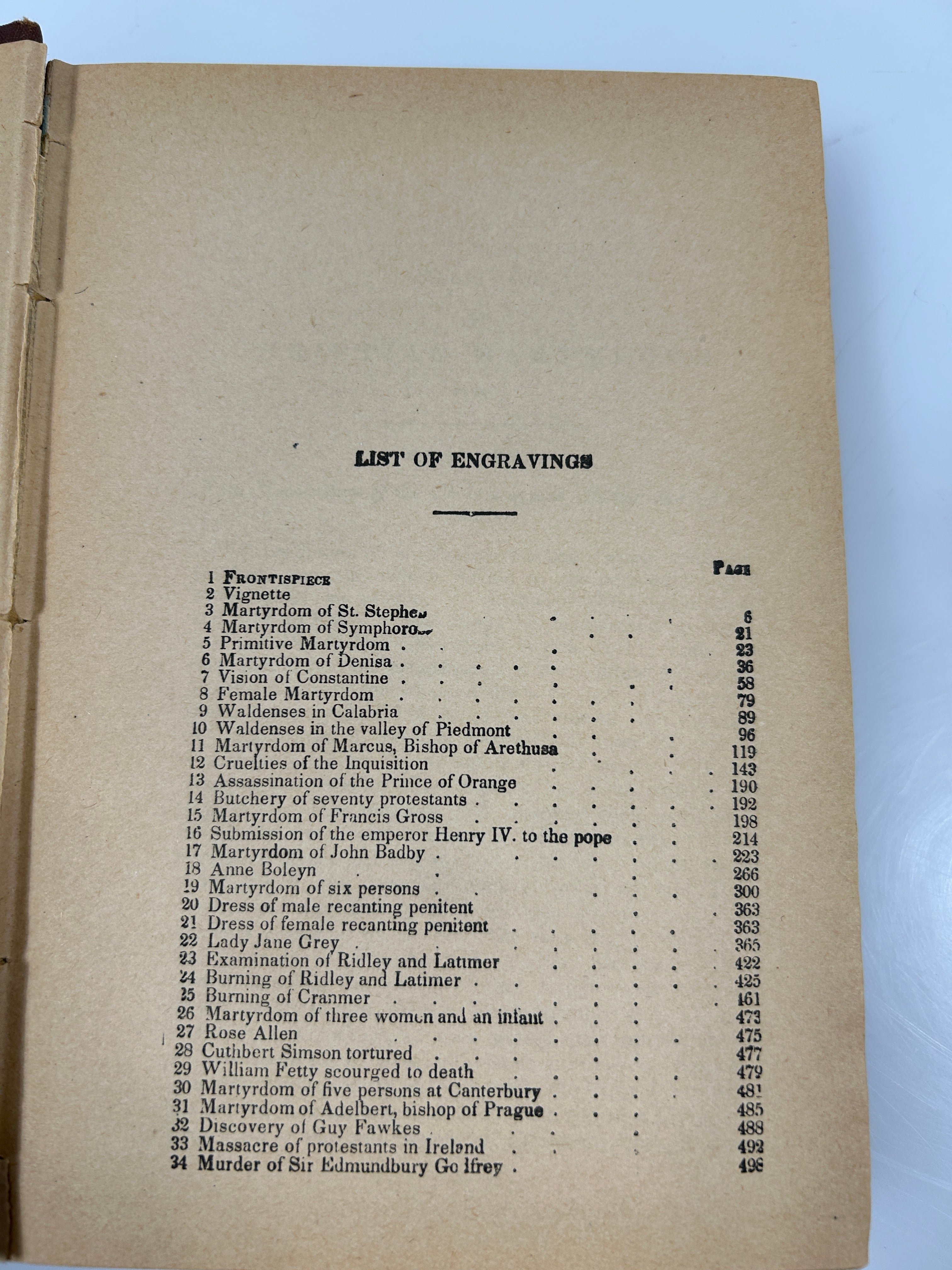 Fox's Book of Martyrs by Rev. John Fox Illustrated Edition John B. Alden