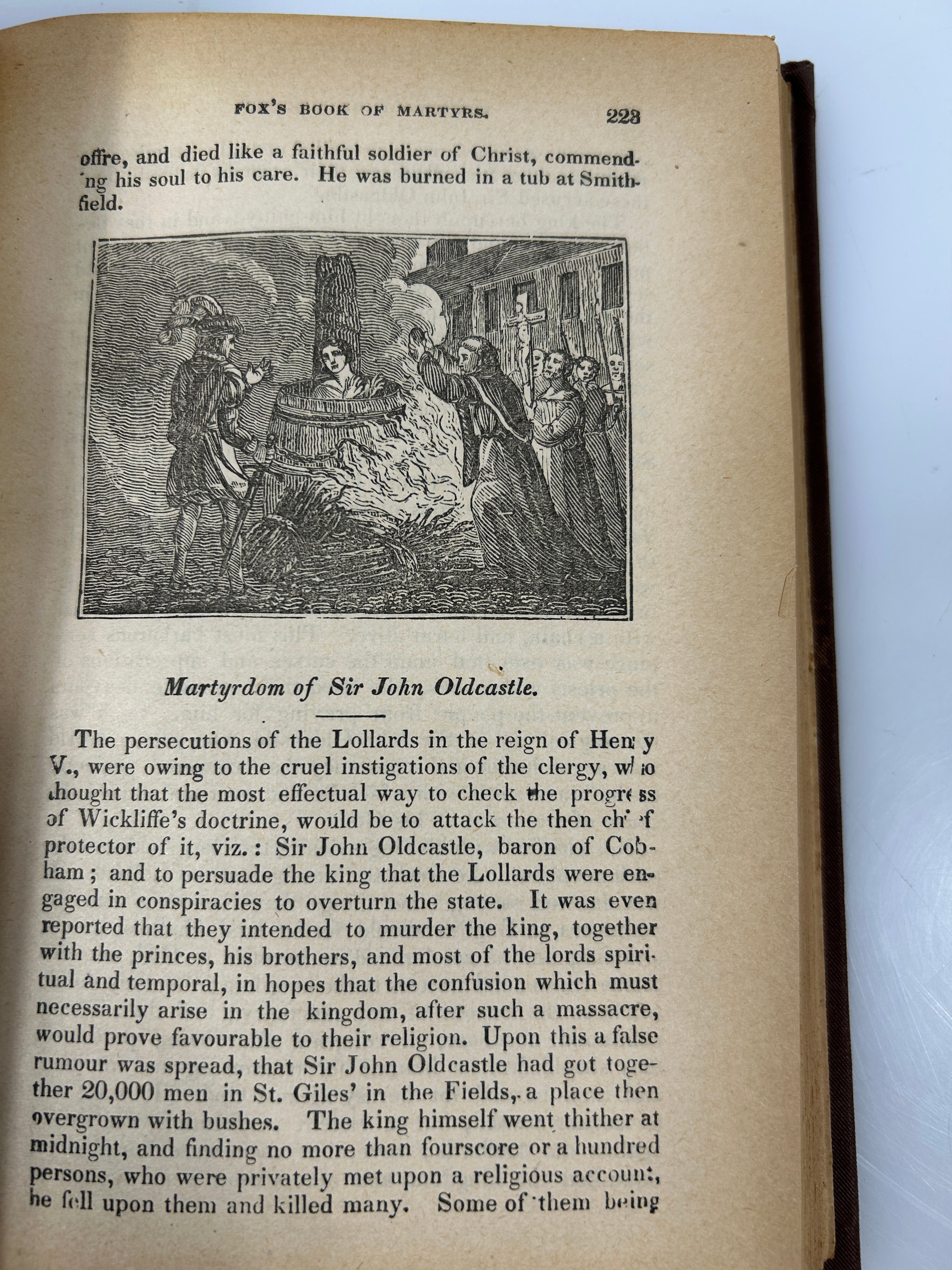 Fox's Book of Martyrs by Rev. John Fox Illustrated Edition John B. Alden