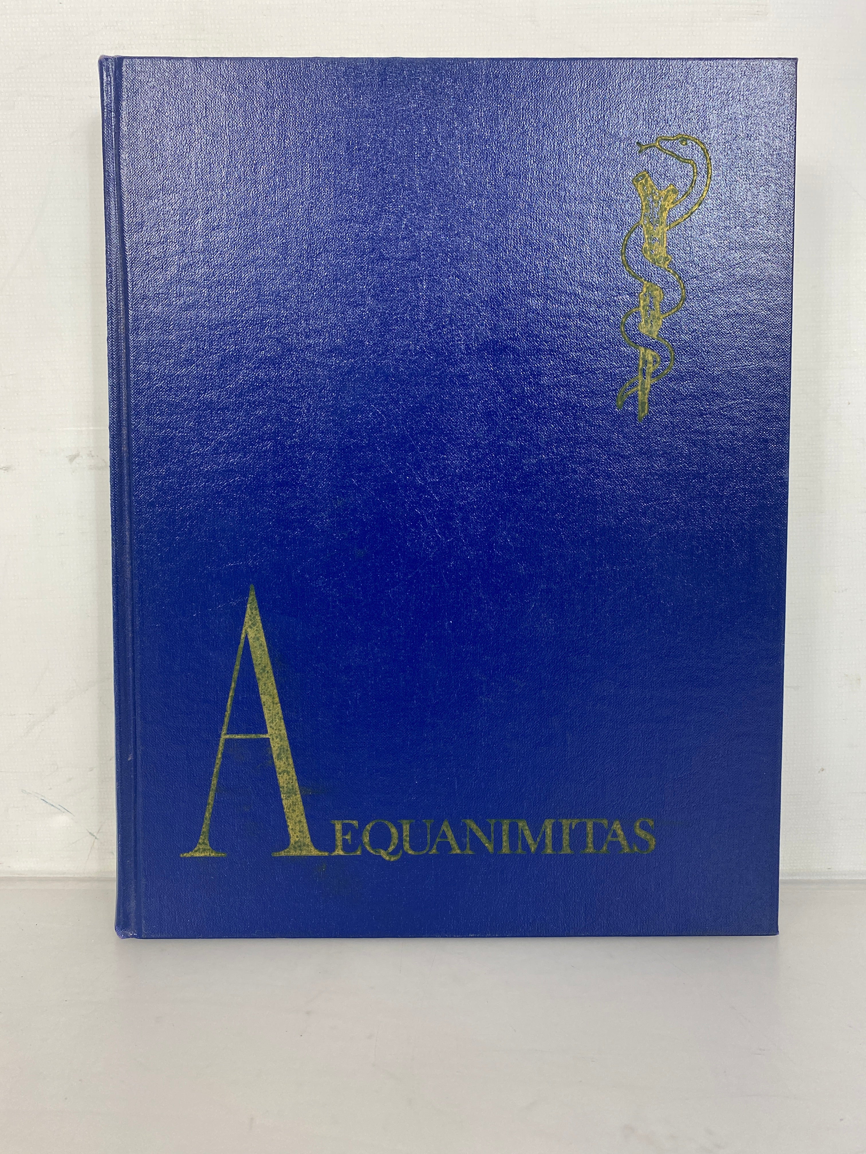 1969 University of Michigan Medical & Nursing School Yearbook "Aequanimitas"