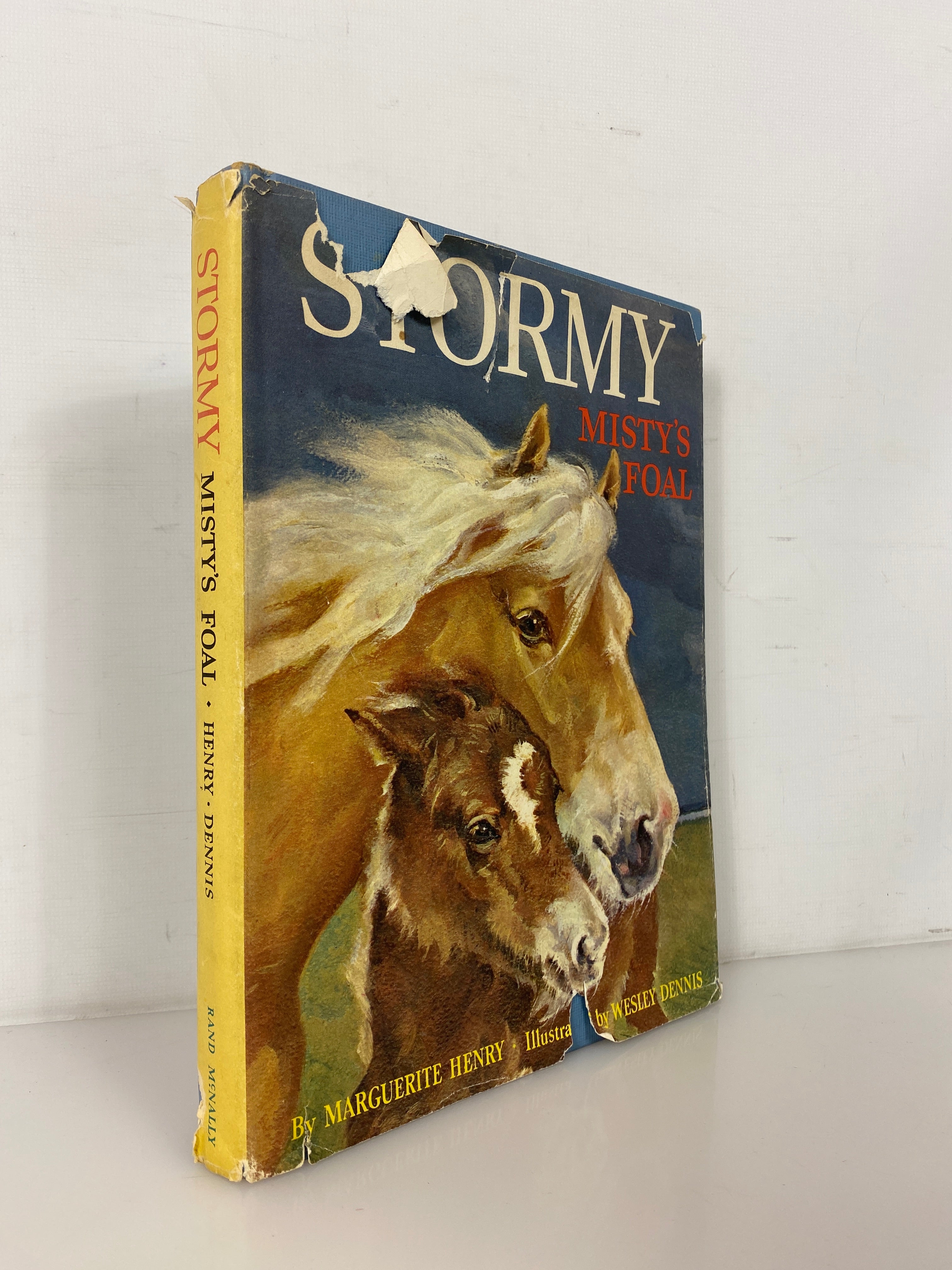 Stormy Misty's Foal by Marguerite Henry 1964 Third Printing HC DJ