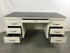 Invincible Metal Furniture White Metal Desk