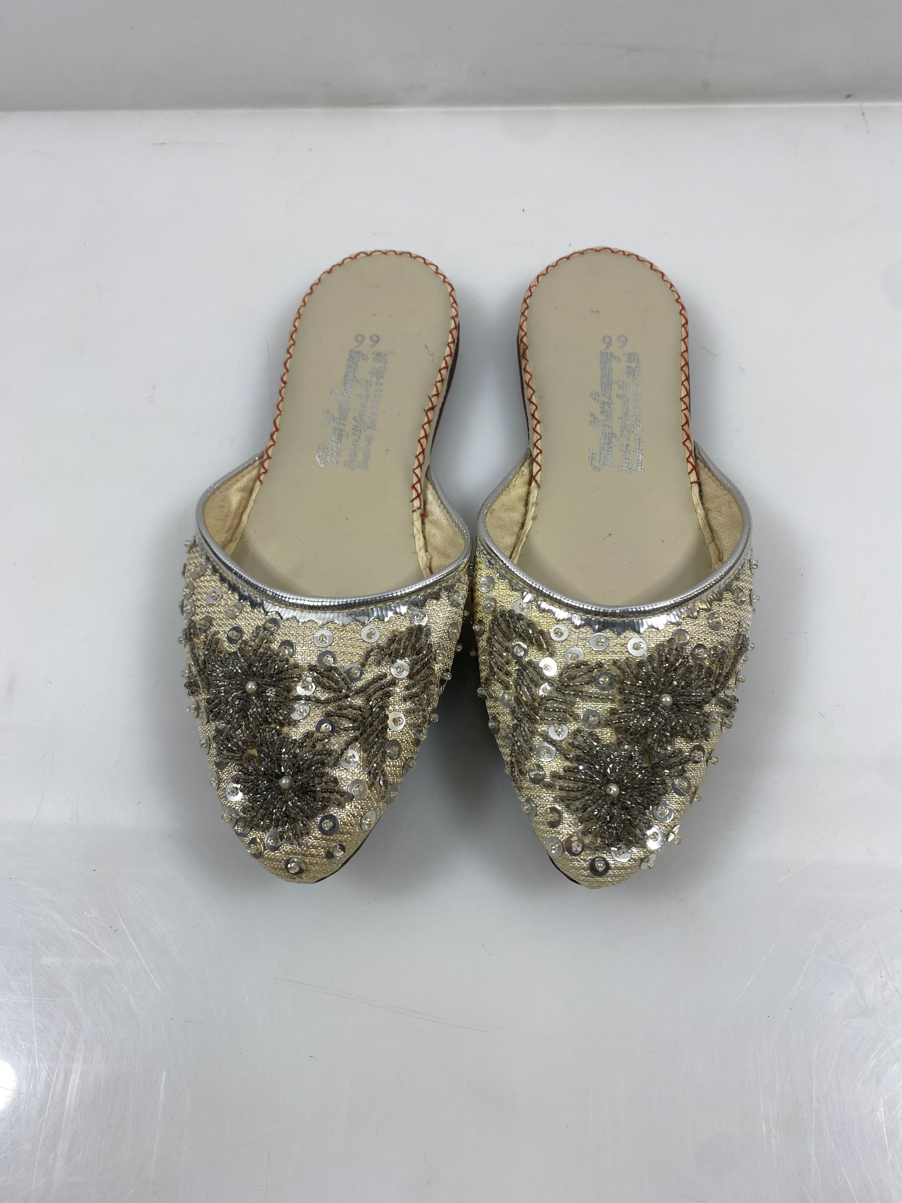 Vintage Hung Kee Company Beaded Shoes