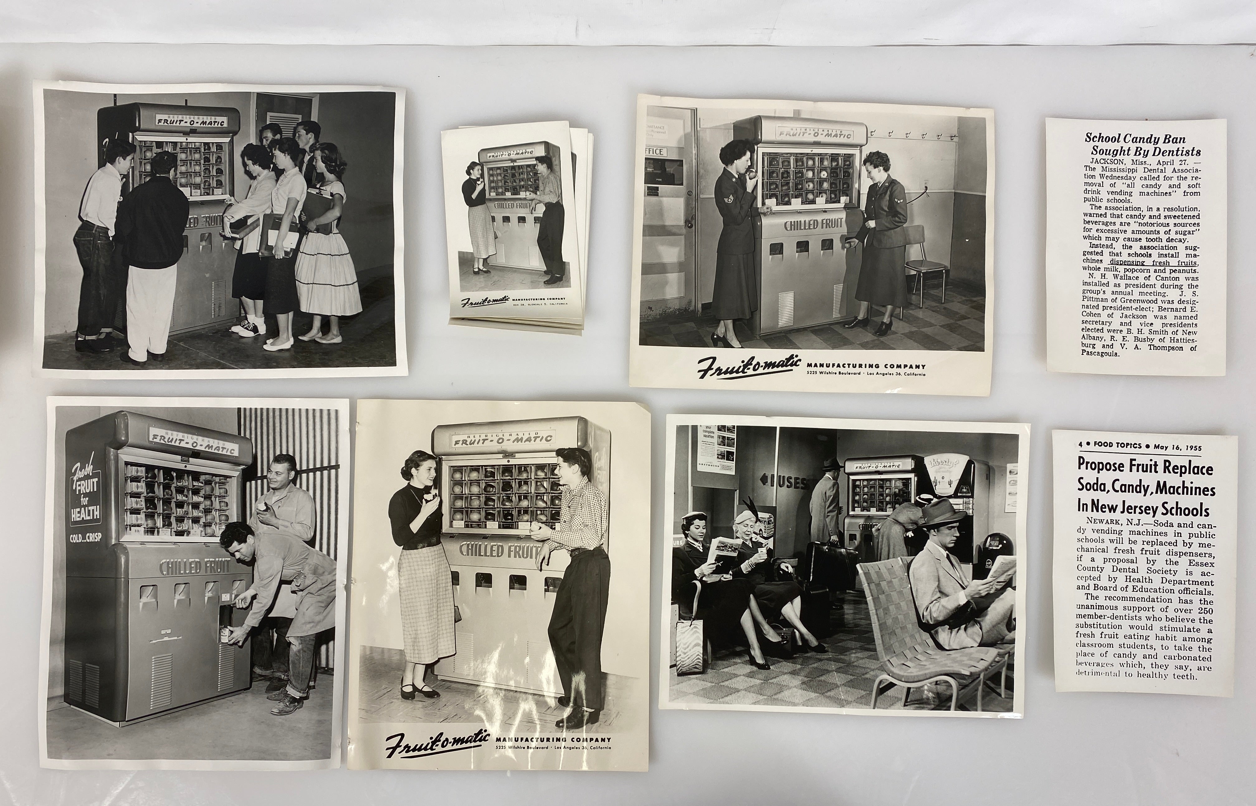 Vintage Marketing Pictures for Fruit O Matic 1950s
