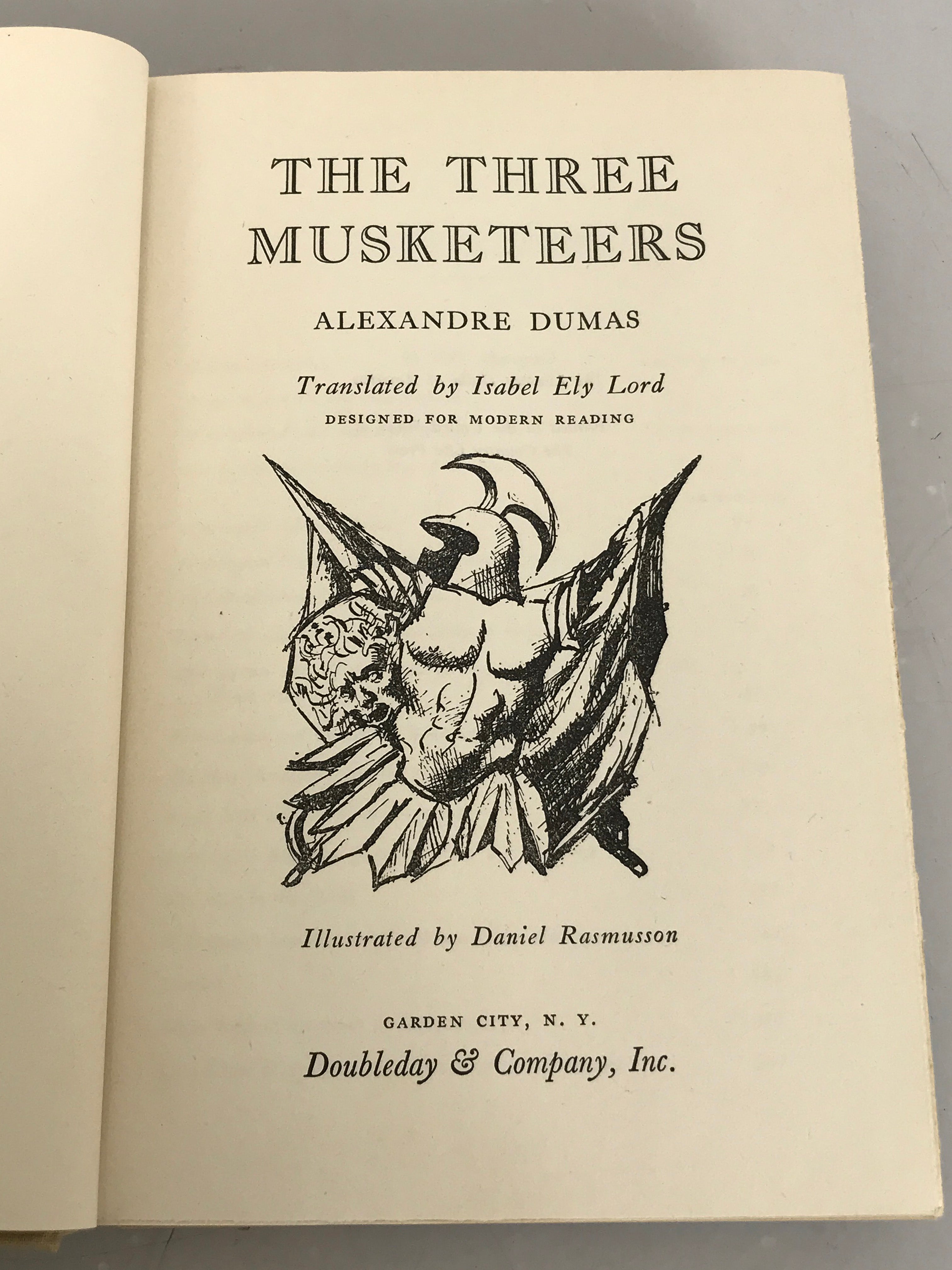 The Three Musketeers by Alexandre Dumas 1952 The Literary Guild of America HC