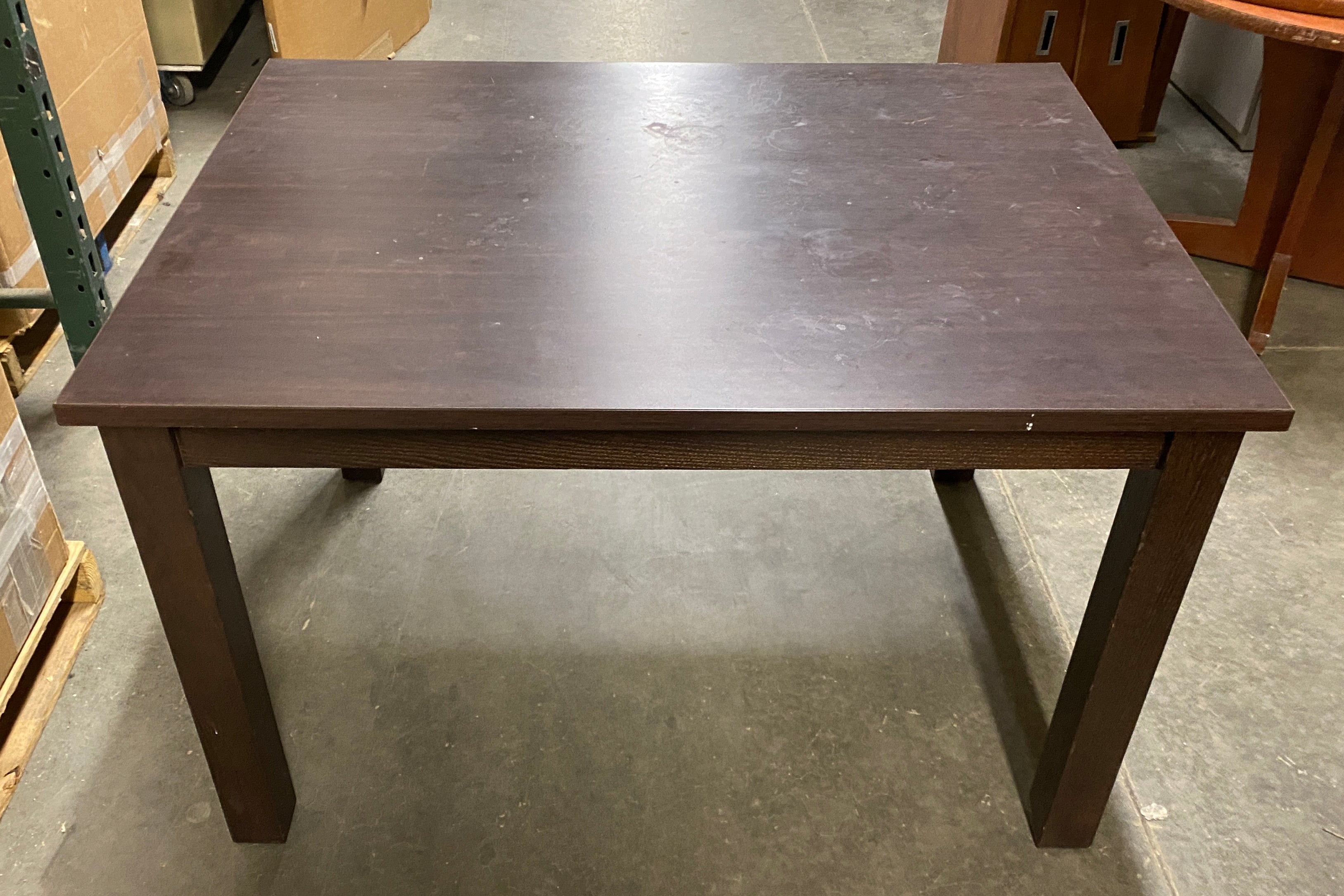 Dark Colored Wooden Table