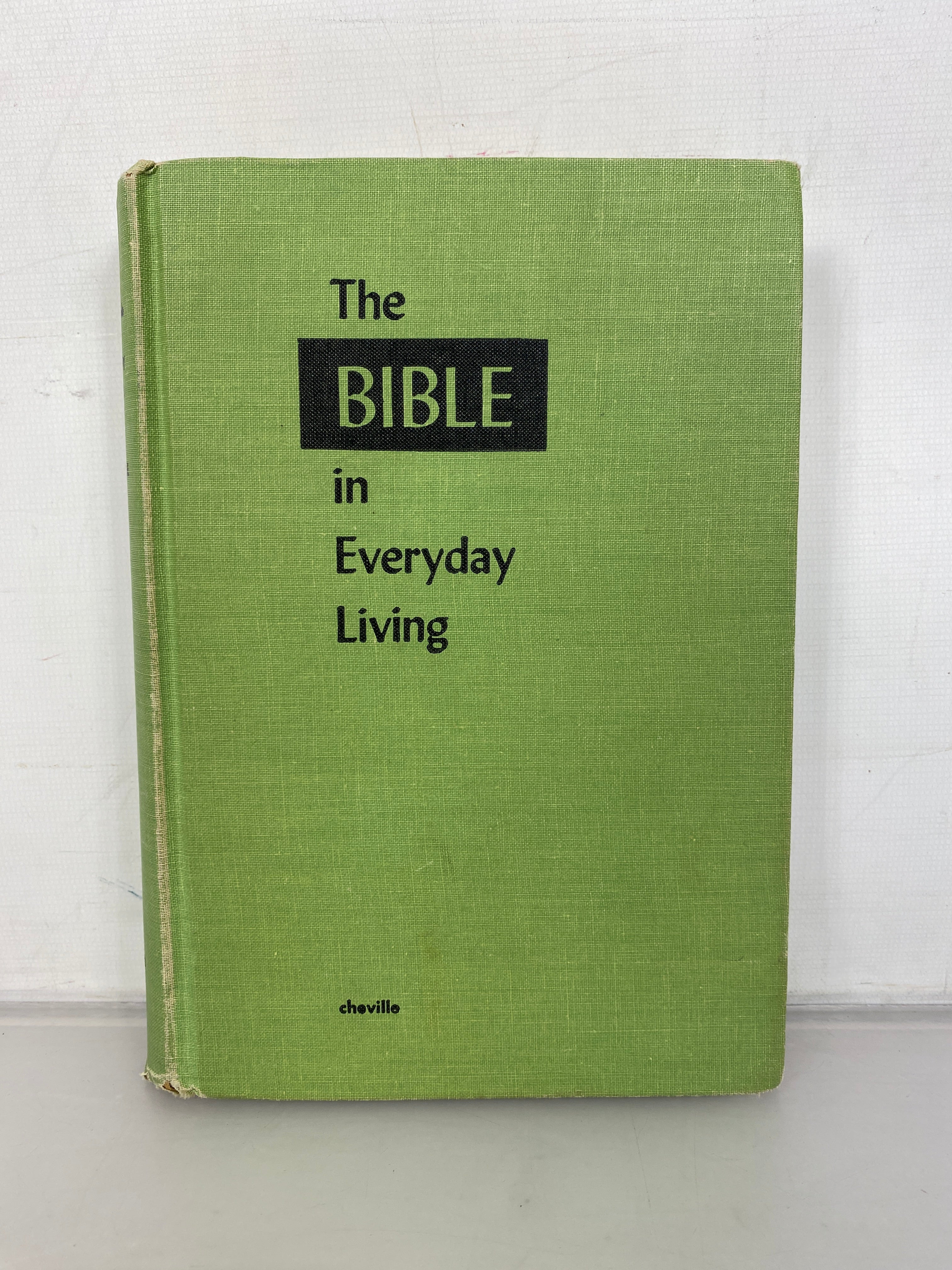 Lot of 2 RLDS Books: The Bible in Everyday Living and A Commentary on the Book of Mormon HC Herald Publishing House