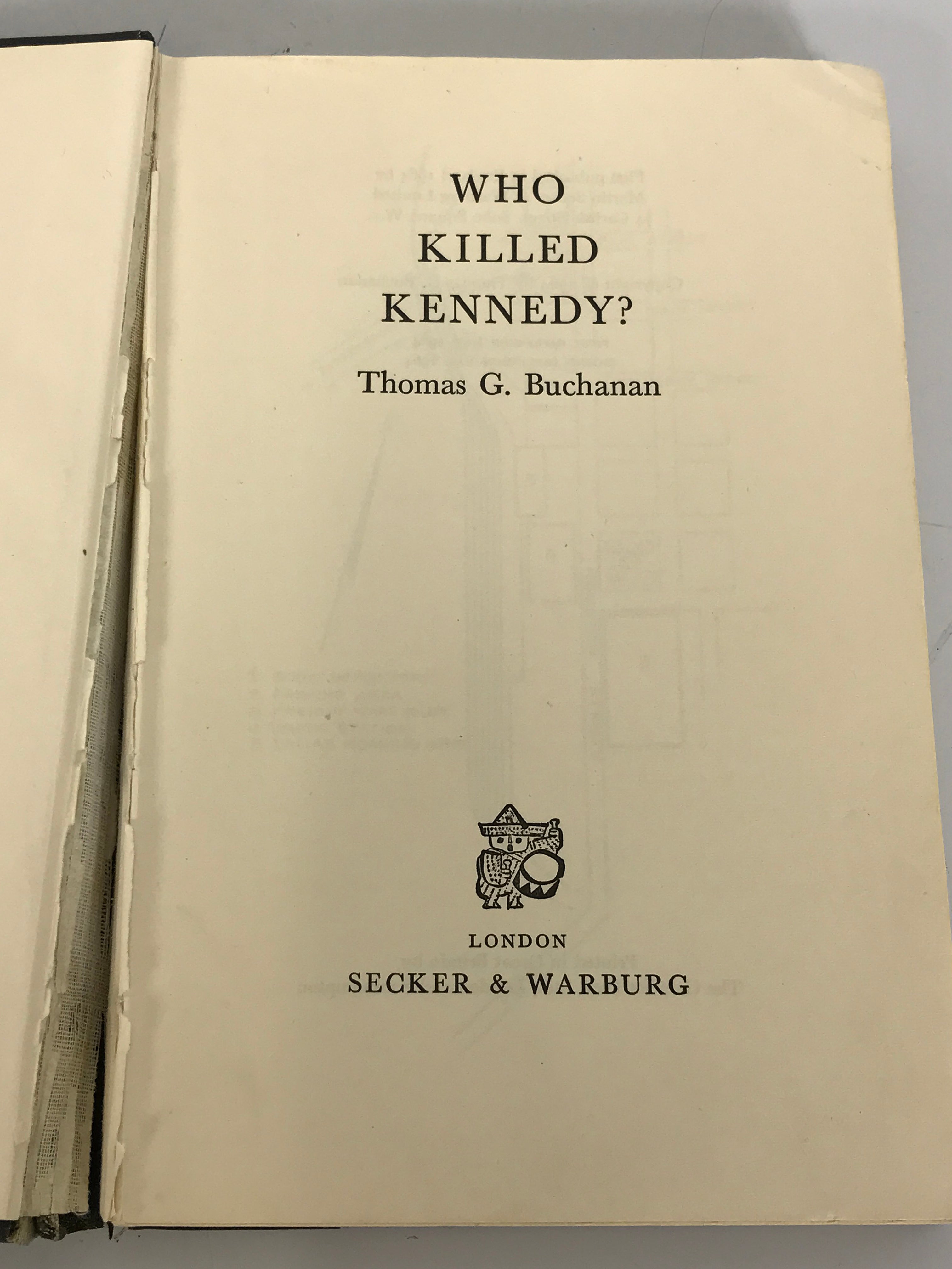 Lot of 2 History Books: Who Killed Kennedy? (1964) and After the Assassination (1967) Vintage HC Former Library Copies