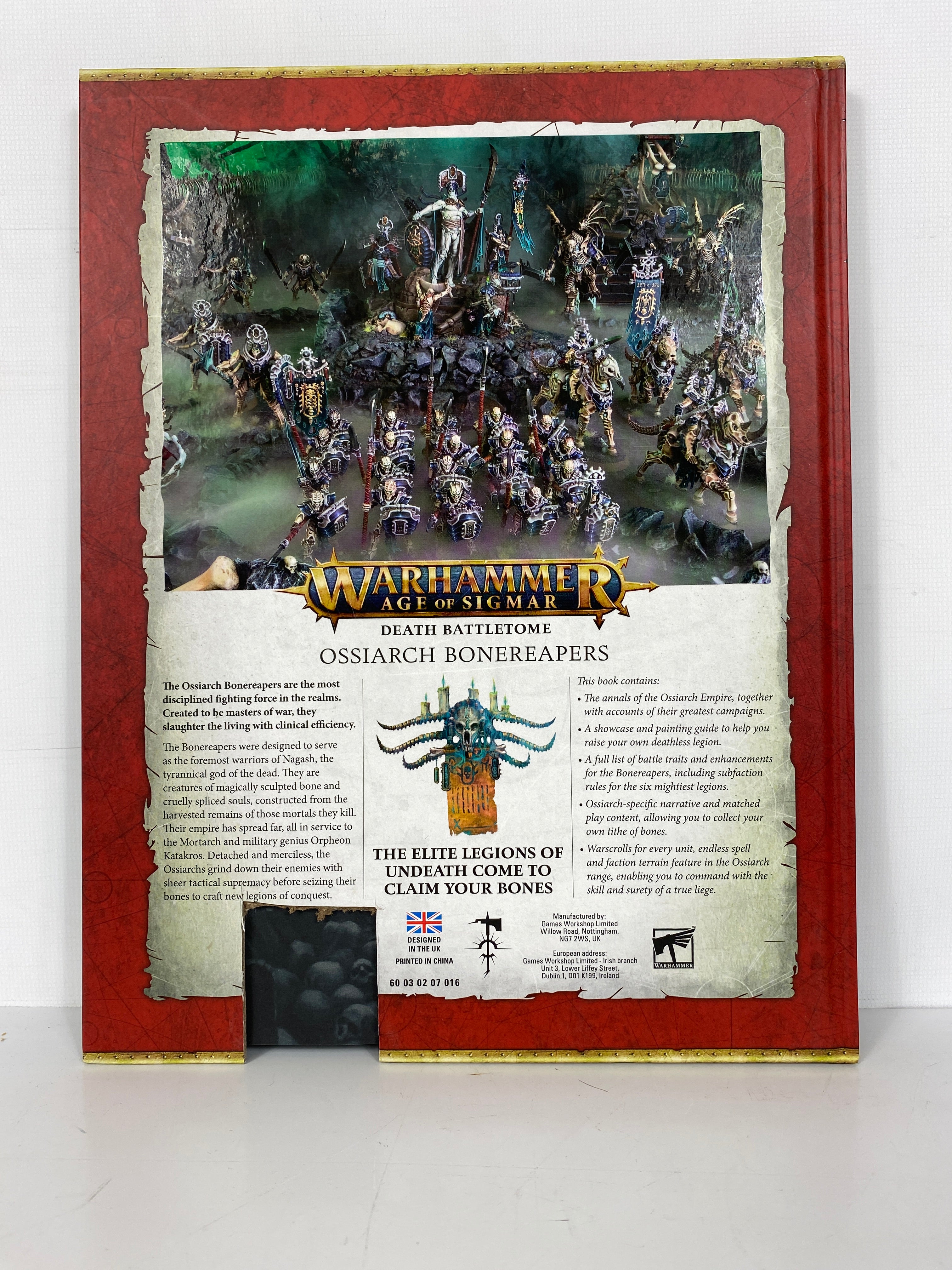 Warhammer Age of Sigmar Chaos Battletome: Ossiarch Bonereapers  HC 2023