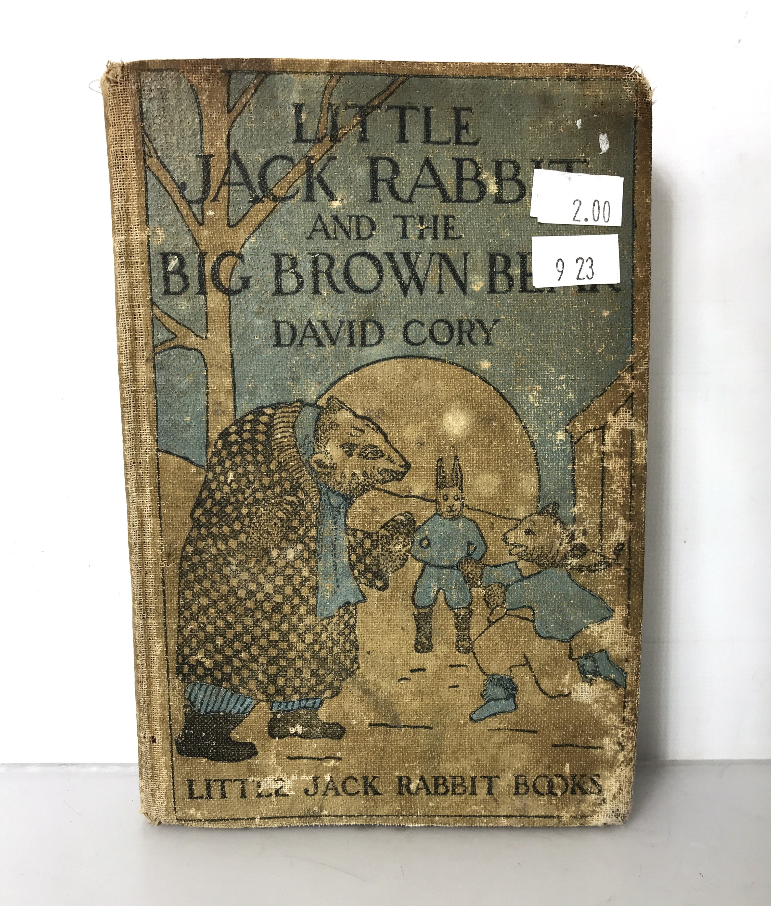 Little Jack Rabbit and the Big Brown Bear by David Cory 1921 HC