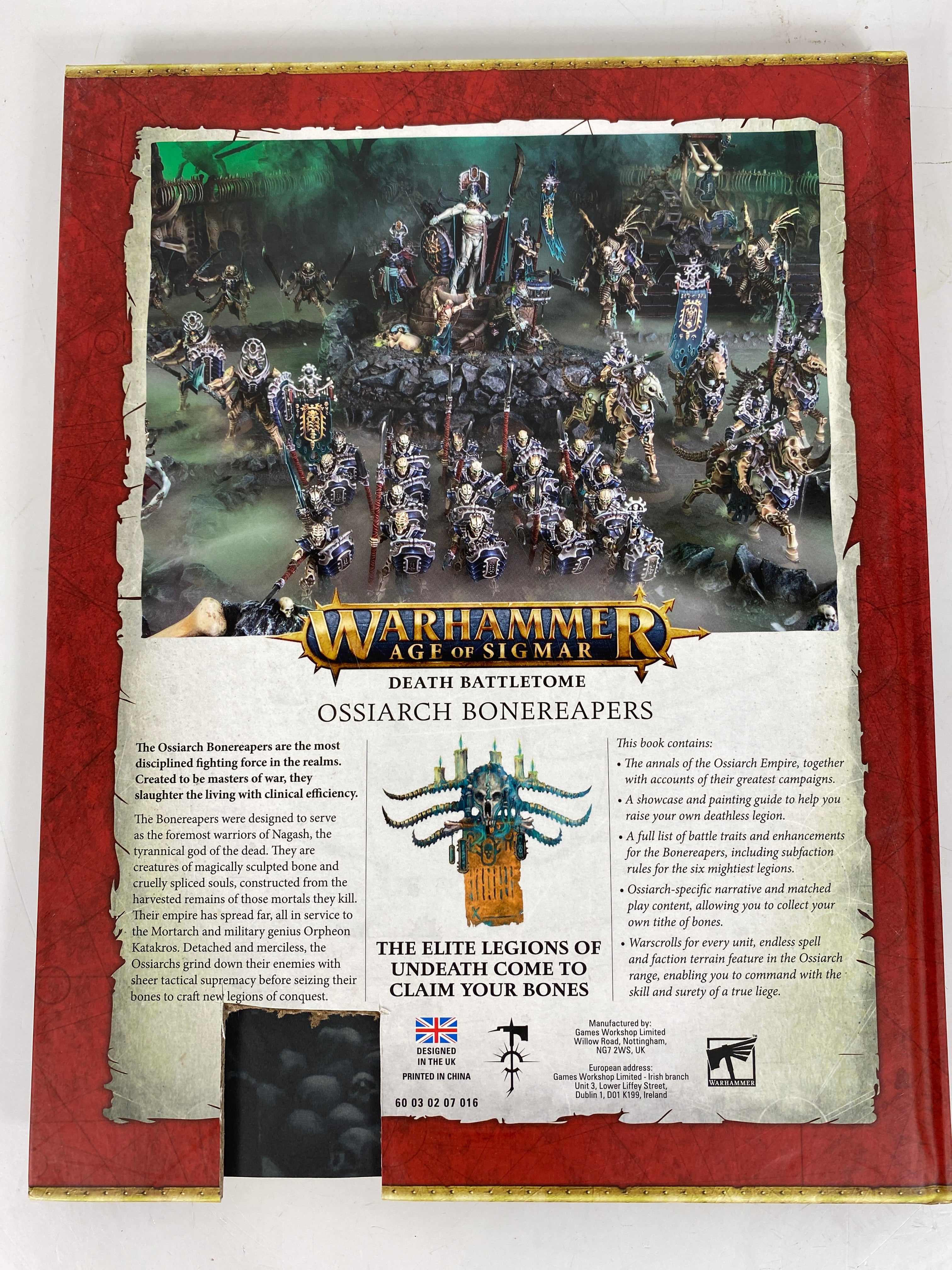 Warhammer Age of Sigmar Chaos Battletome: Ossiarch Bonereapers  HC 2023