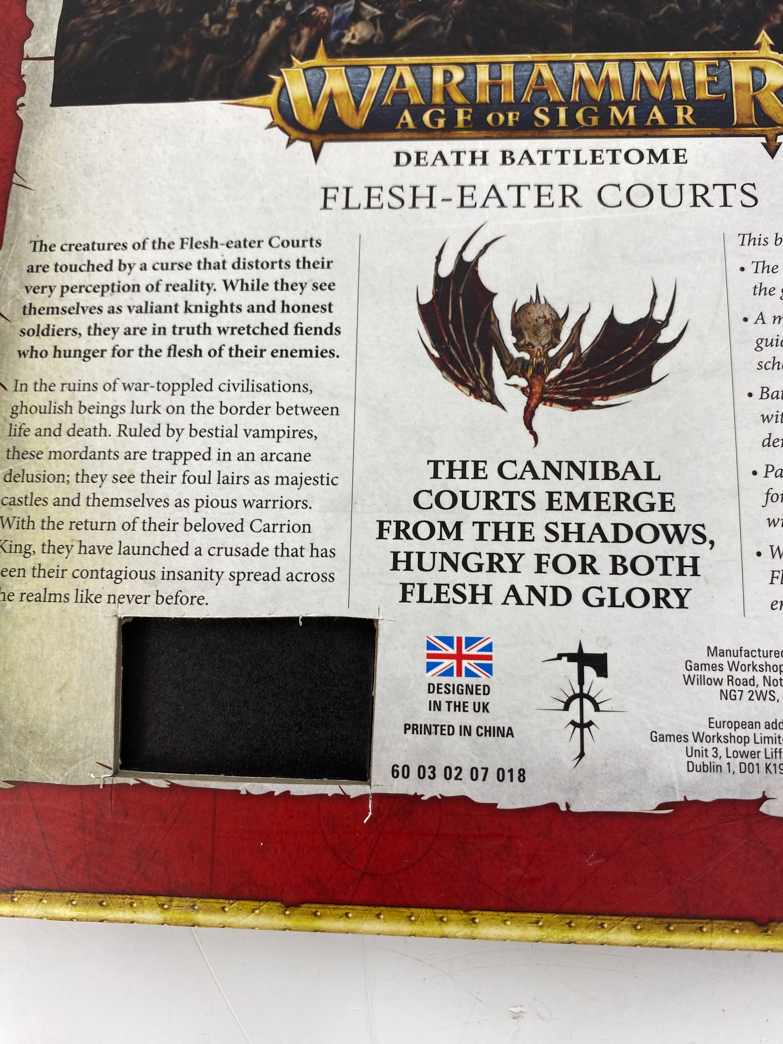 Warhammer Age of Sigmar Chaos Battletome: Flesh-Eater Courts  HC 2023