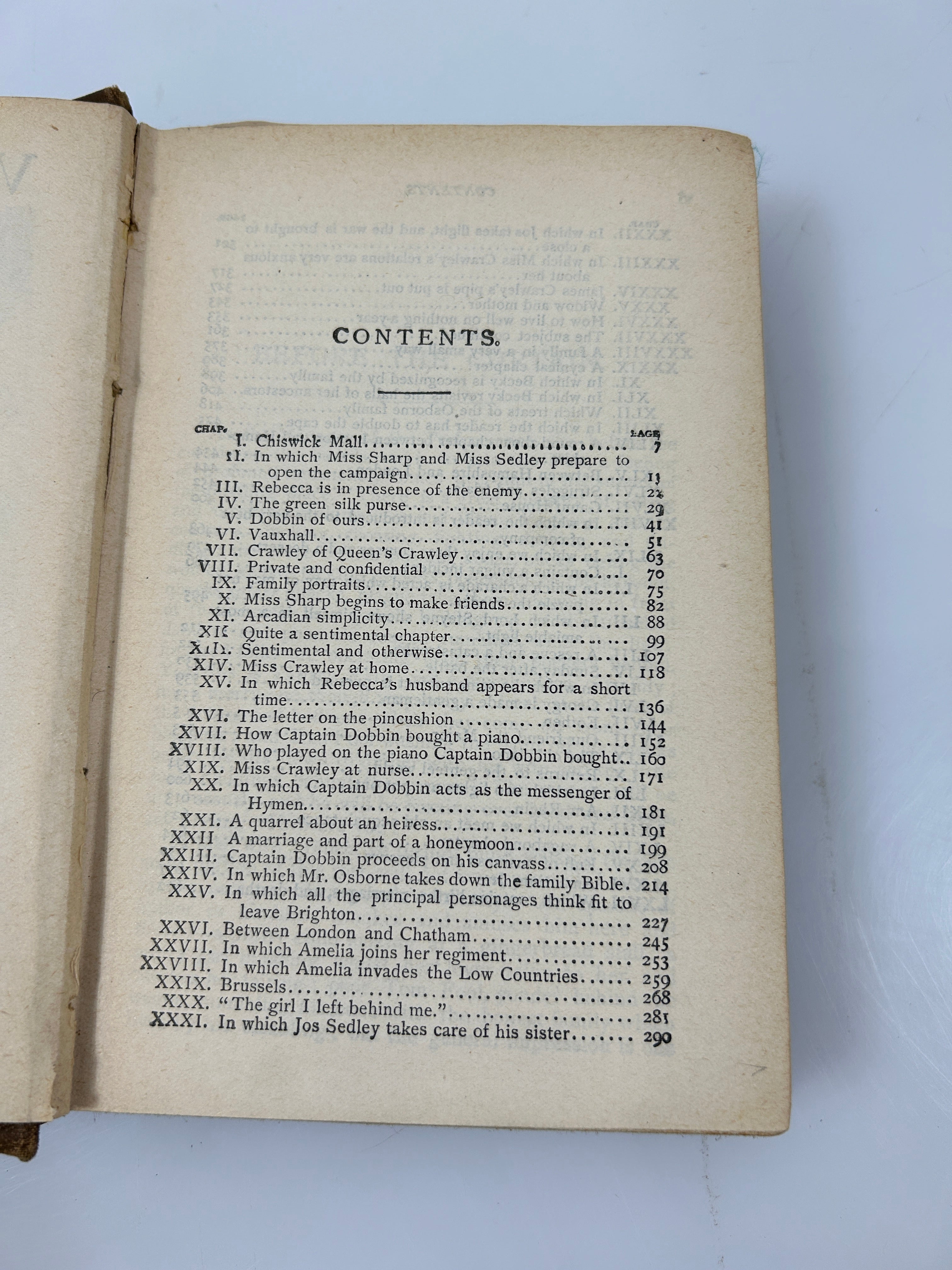 Vanity Fair by William Makepeace Thackeray 1887 Belford, Clarke & Co Caxton Edition