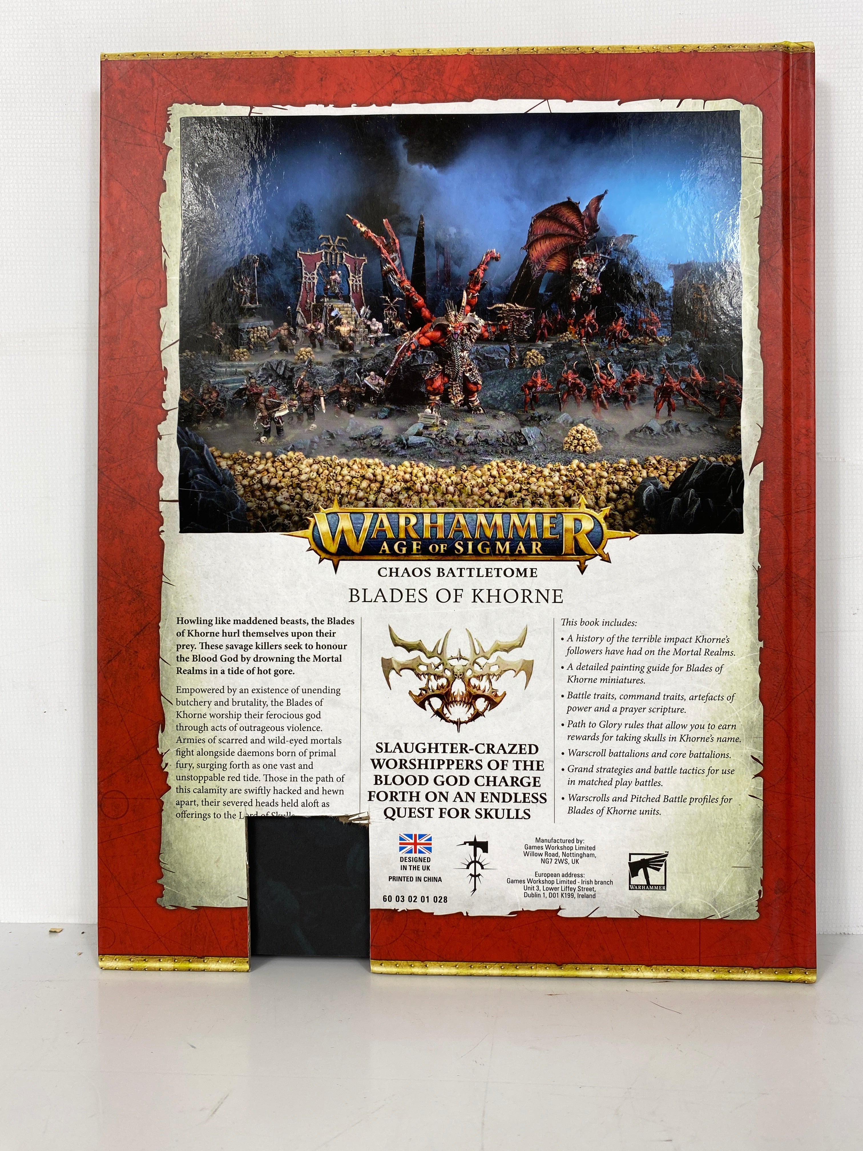 Warhammer Age of Sigmar Chaos Battletome: Blades of Khorne HC 2023