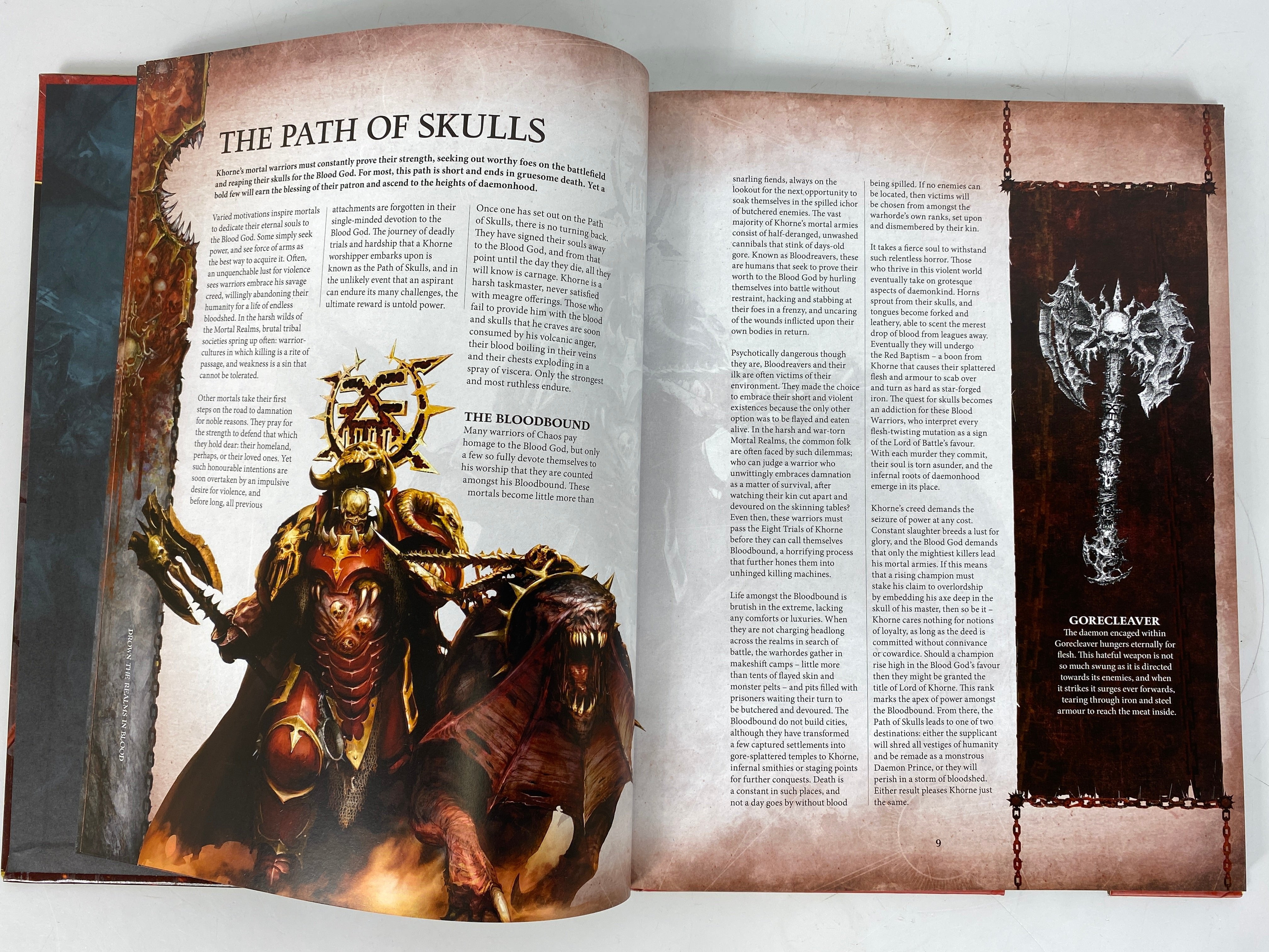 Warhammer Age of Sigmar Chaos Battletome: Blades of Khorne HC 2023