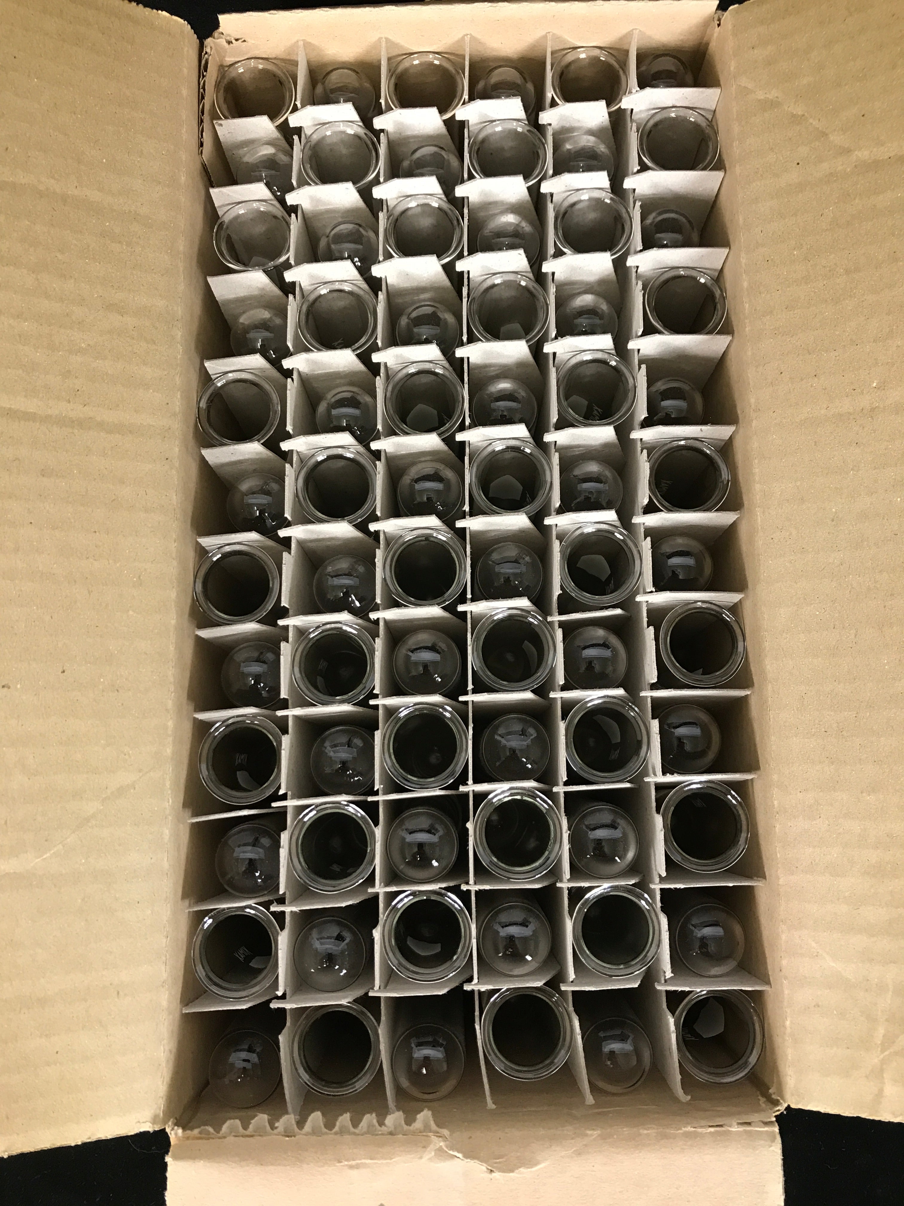 Box of 72 KIMAX Kimble Test Tubes No. 45042-20150 20x150mm *NEW*