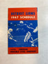 Detroit Lions Pocket Schedule 1967