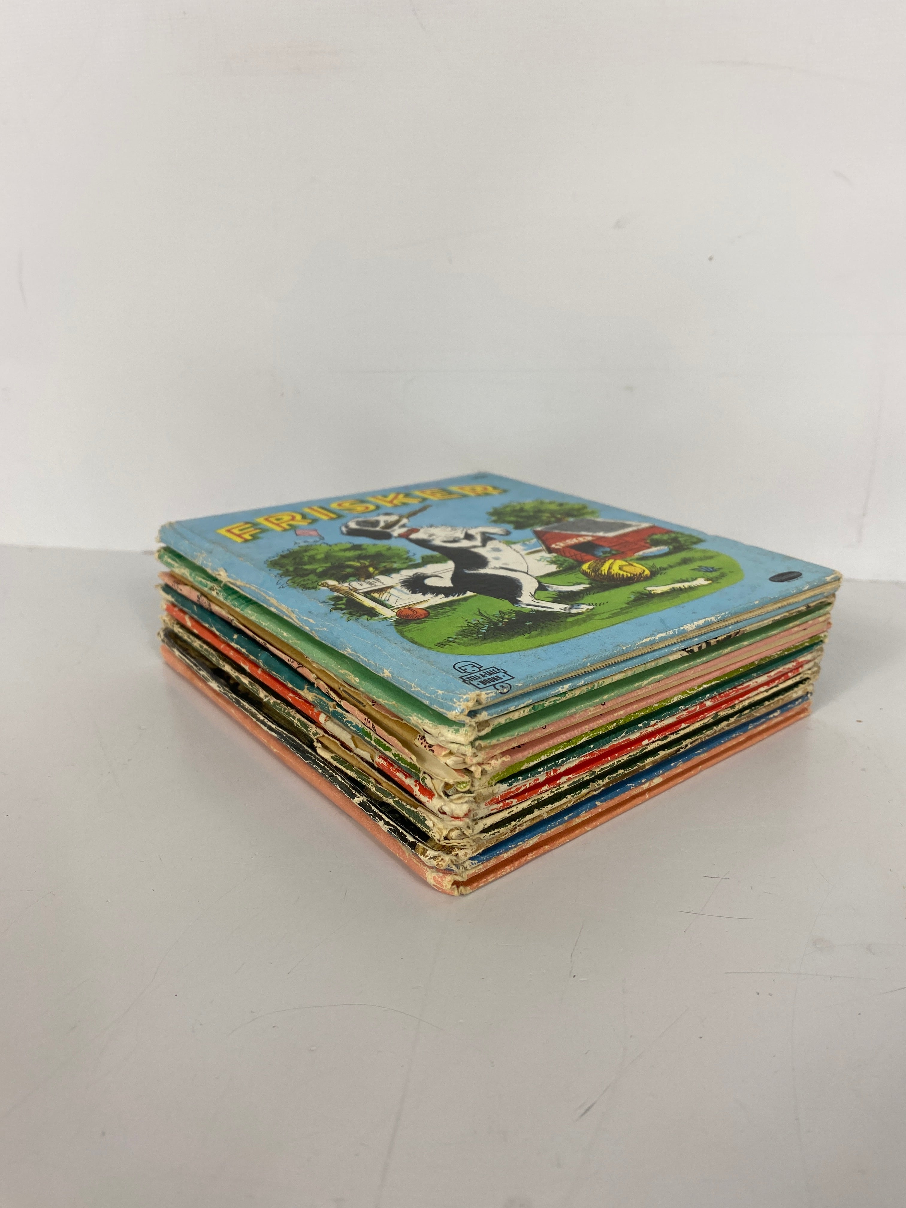 Lot of 8 Vintage Tell-A-Tale Books Bugs Bunny, Lassie, Cpt Kangaroo HC