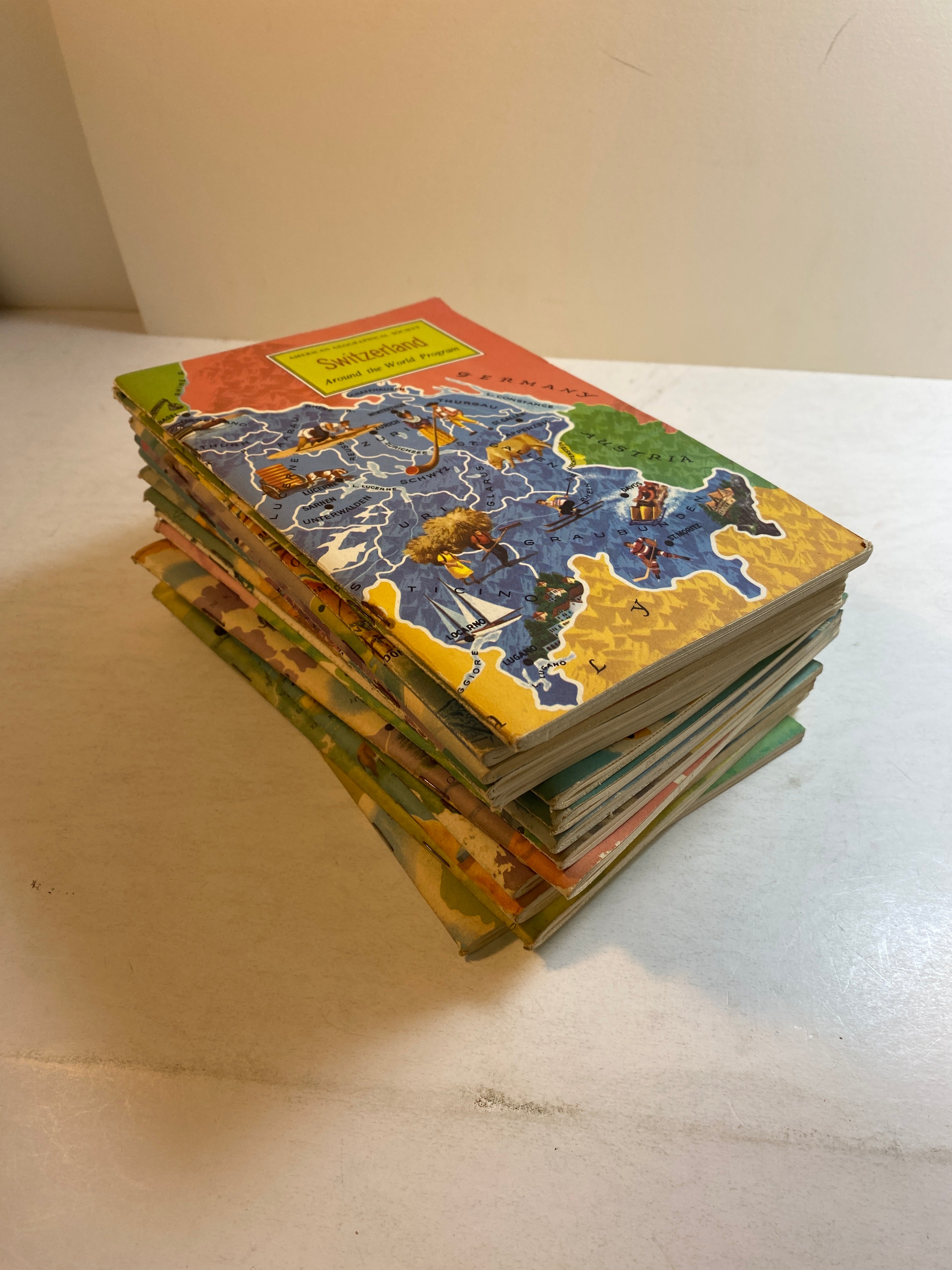 Lot of 15 American Geographic Society Booklets 1955-1964