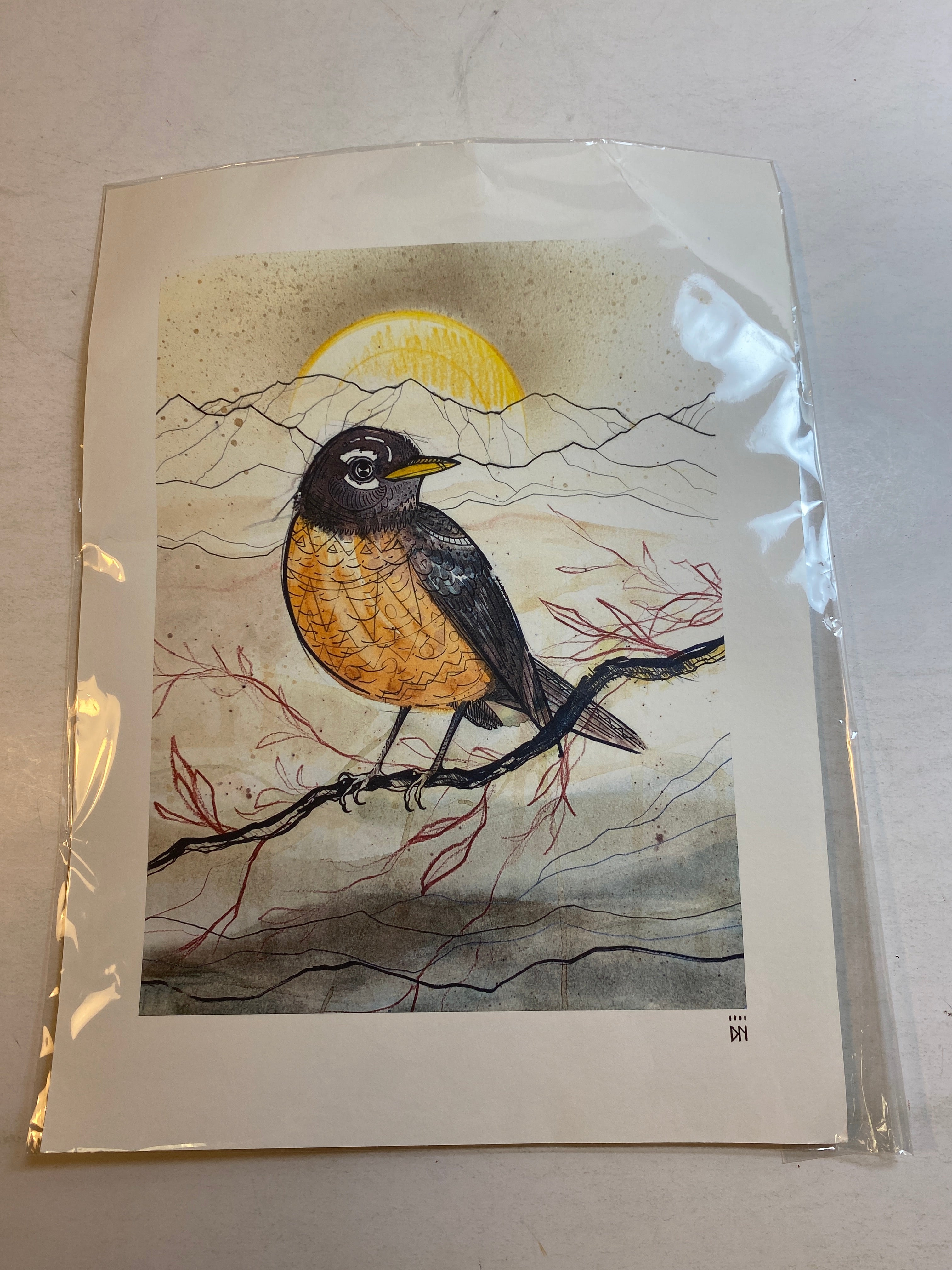 Nature Bird Art Print DN