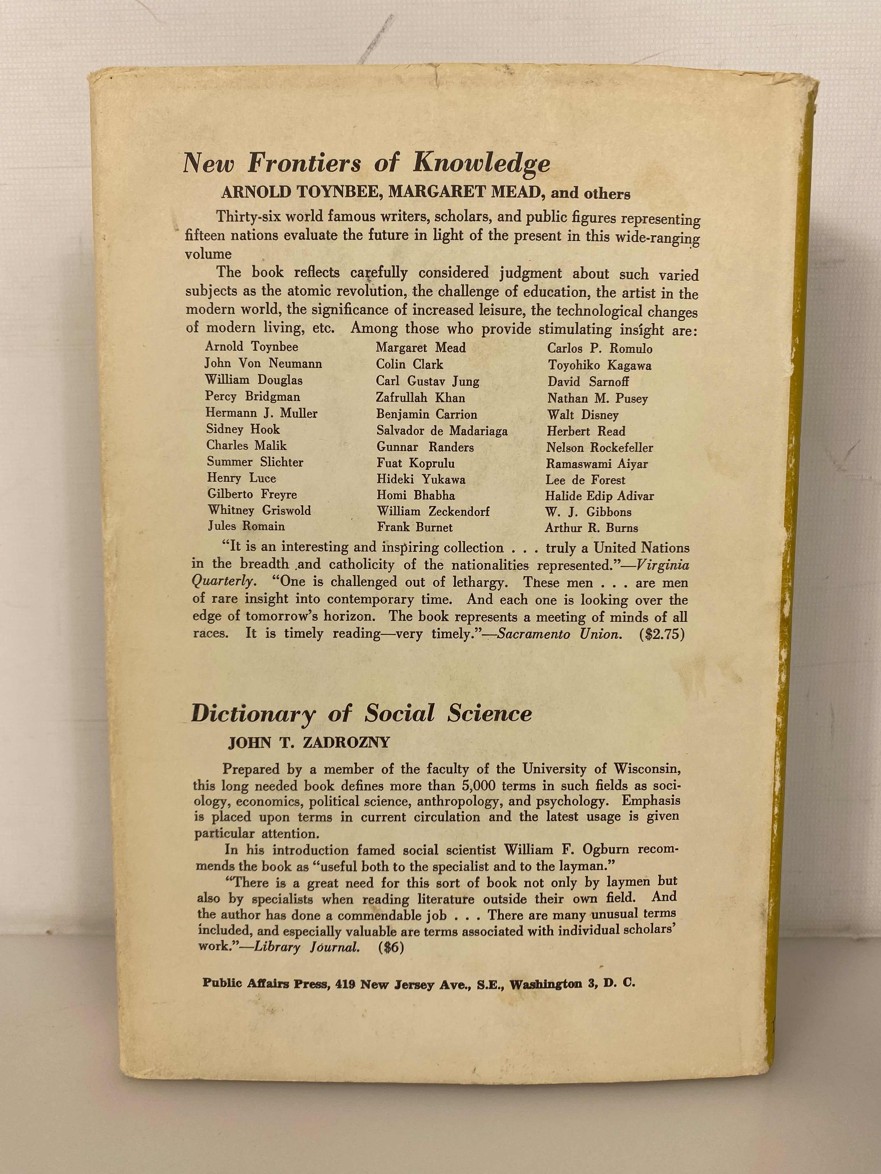 American Learned Societies by Joseph Kiger 1963 1st Edition HC DJ