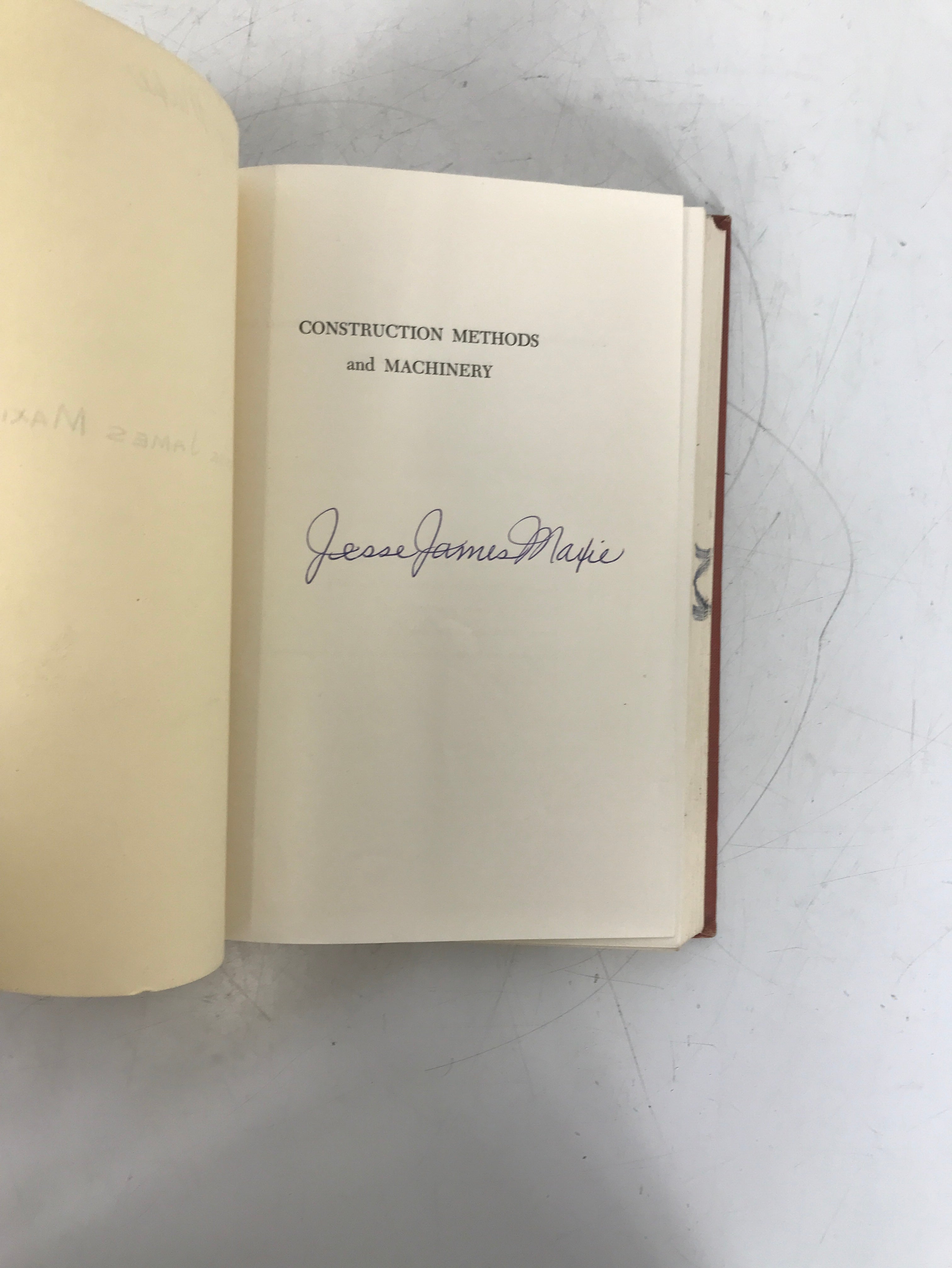 Construction Methods & Machinery F.H. Kellogg 1955 2nd Printing HC