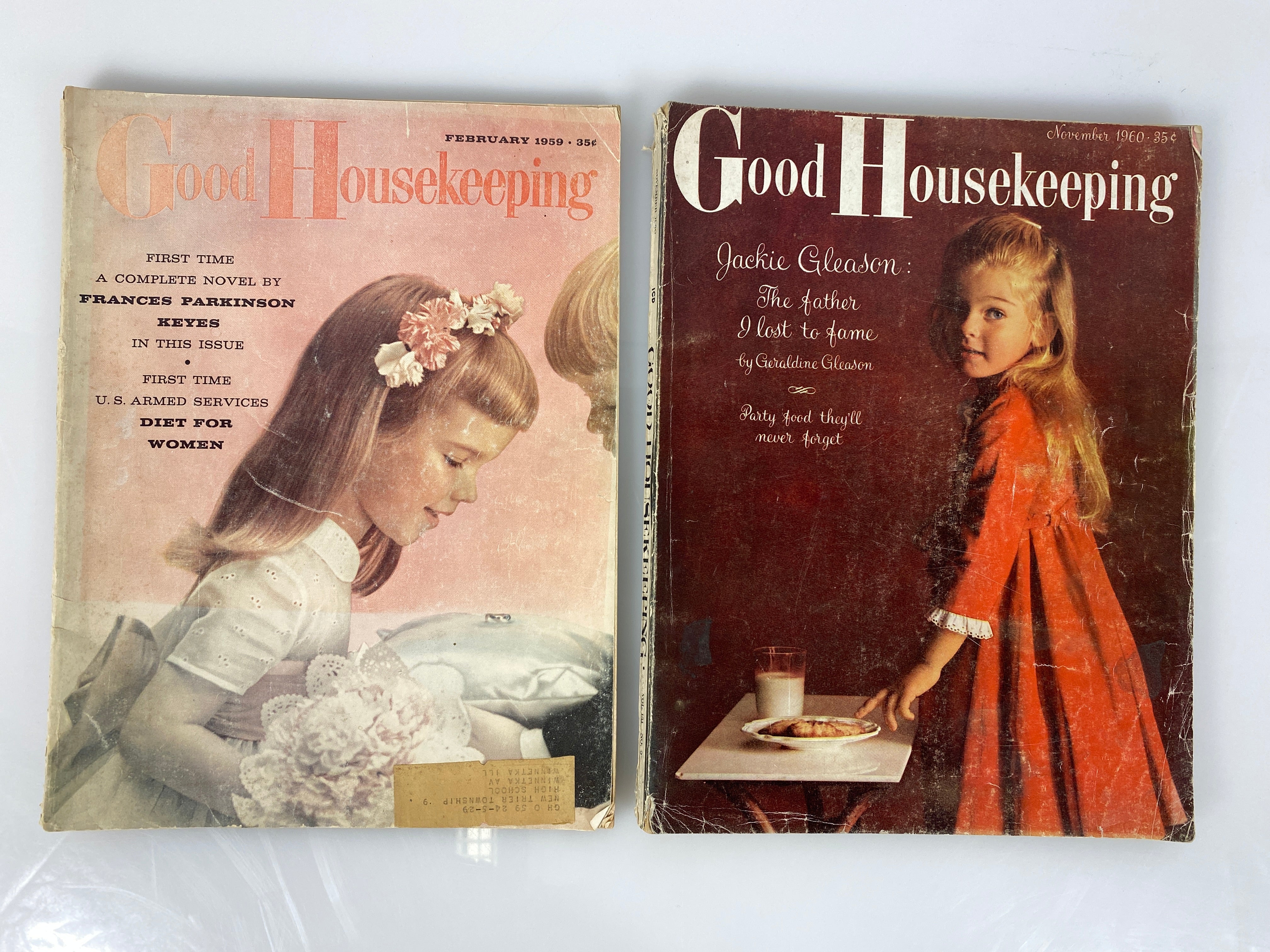 Lot of 2 vintage Good Housekeeping Magazines 1959-1960