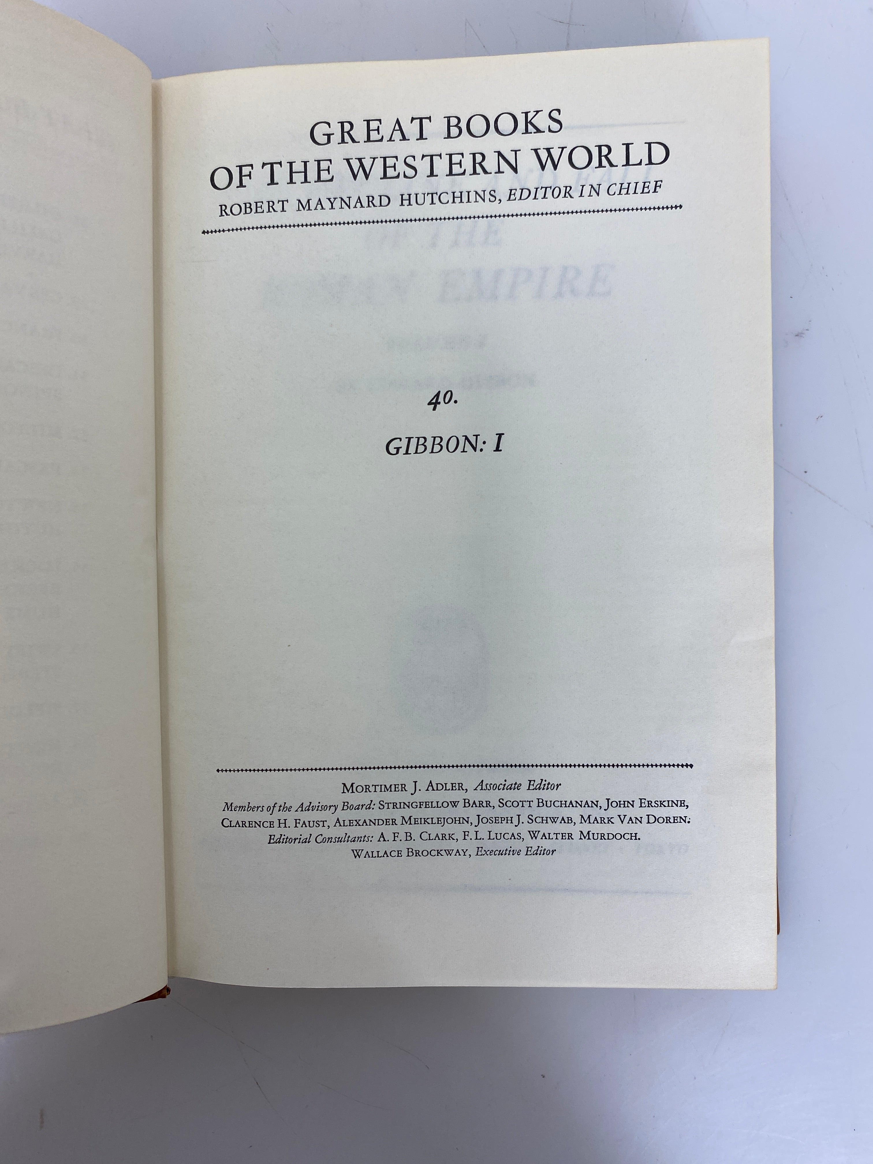 Lot of 12 Britannica Great Books of the Western World 1952 HC