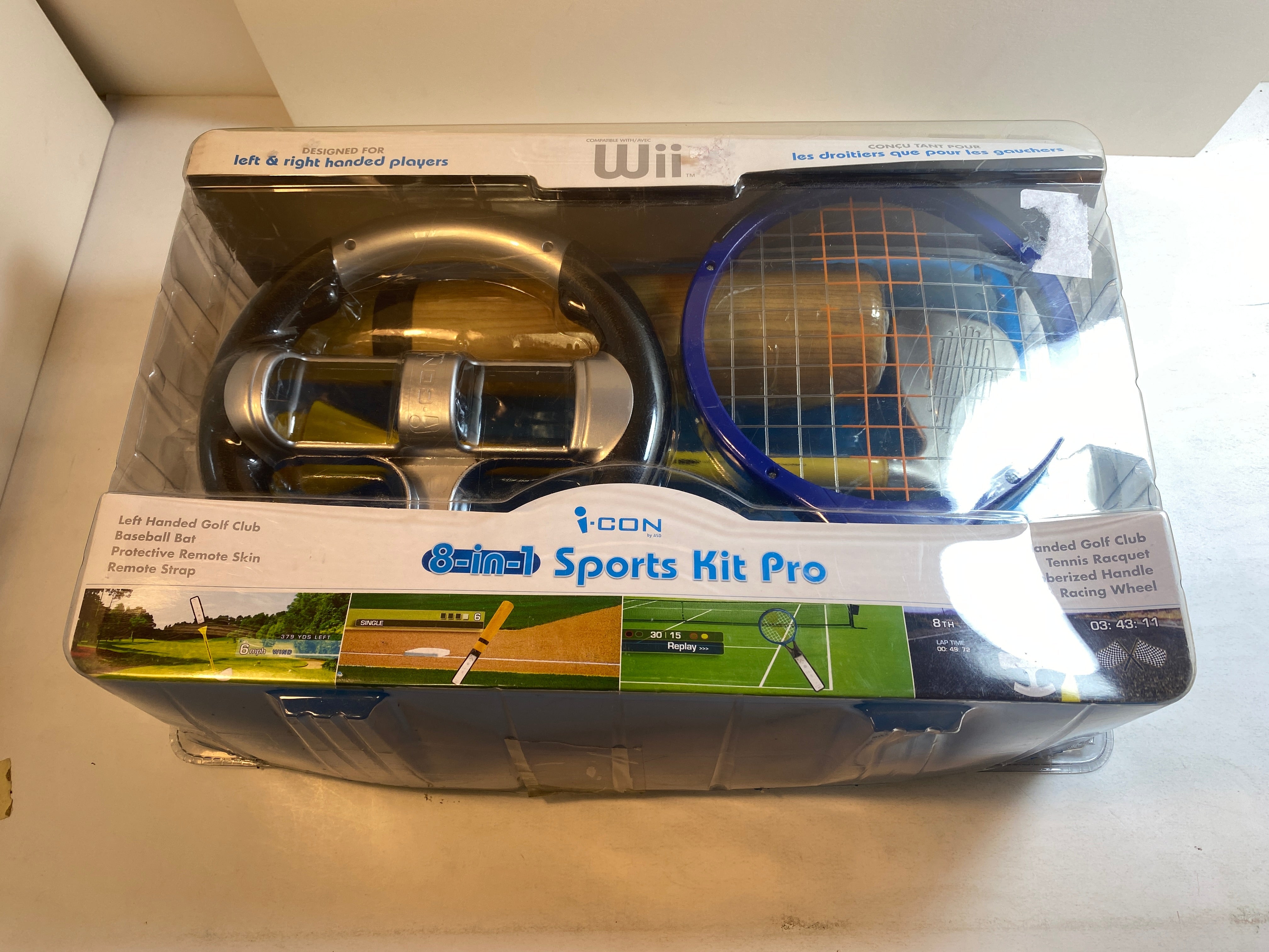 Wii 8 in 1 Sports Kit Pro Accessory Set 2008