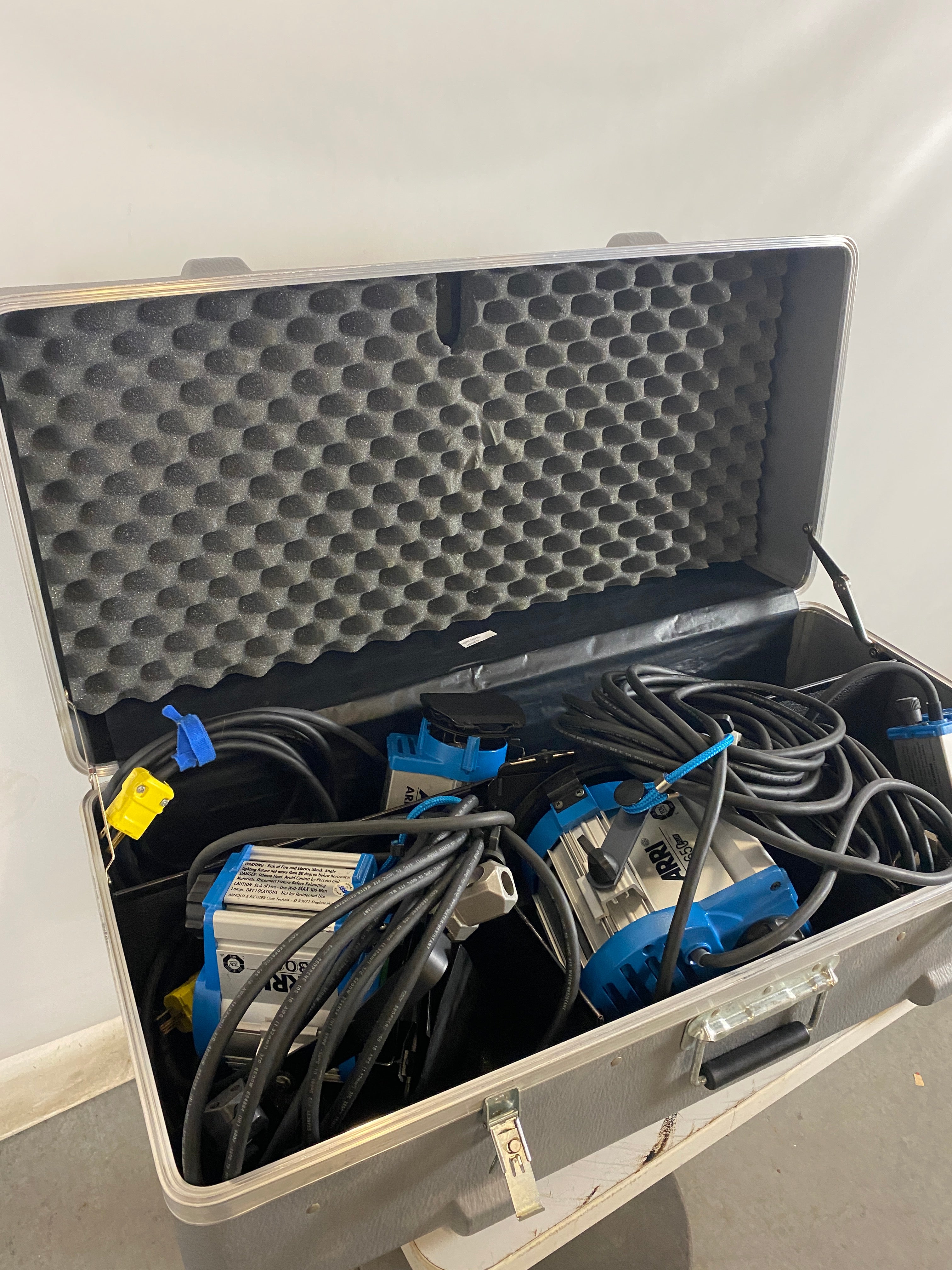 Set of Stage Lights with Hard Shell Carrying Case