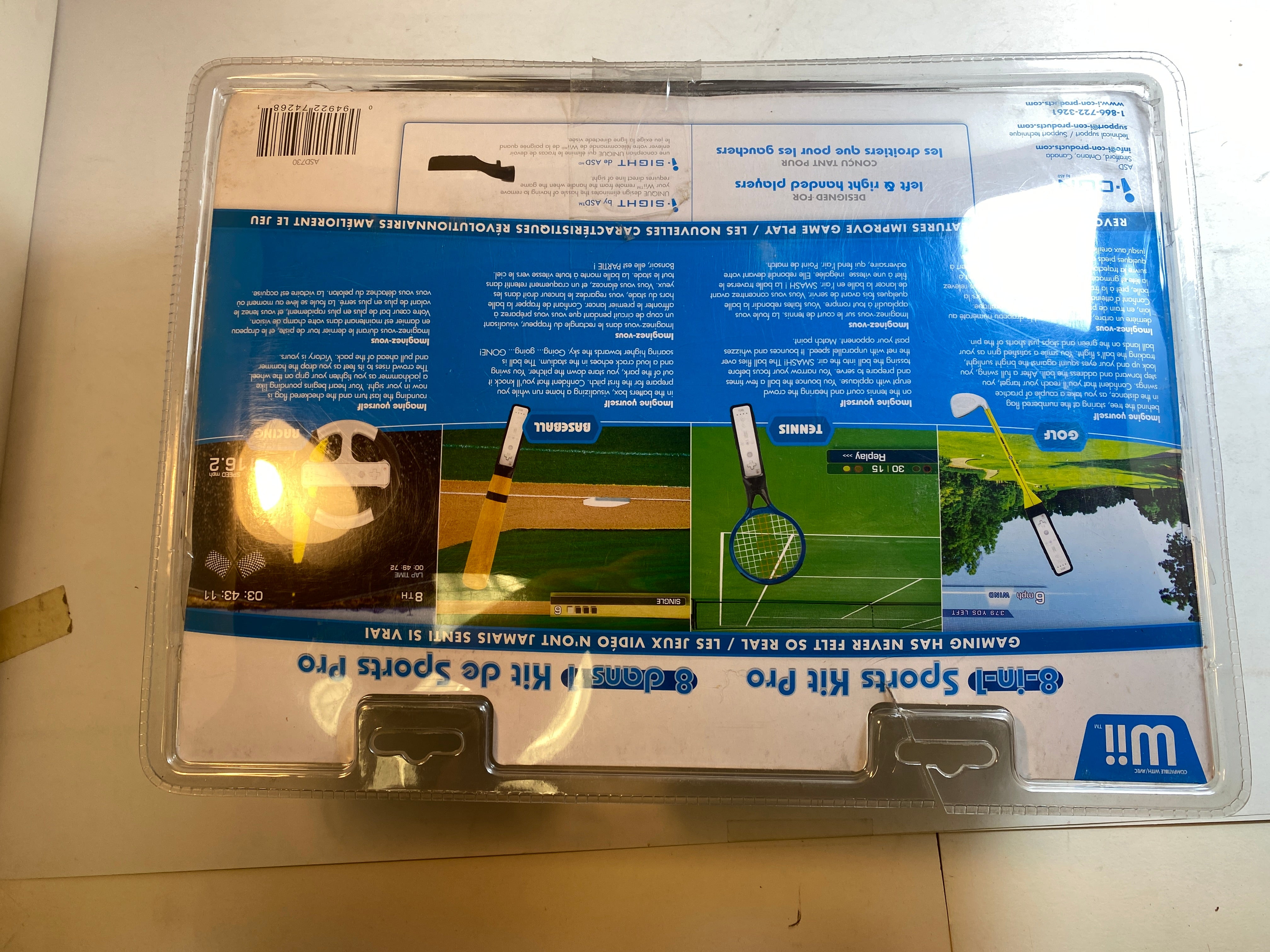 Wii 8 in 1 Sports Kit Pro Accessory Set 2008