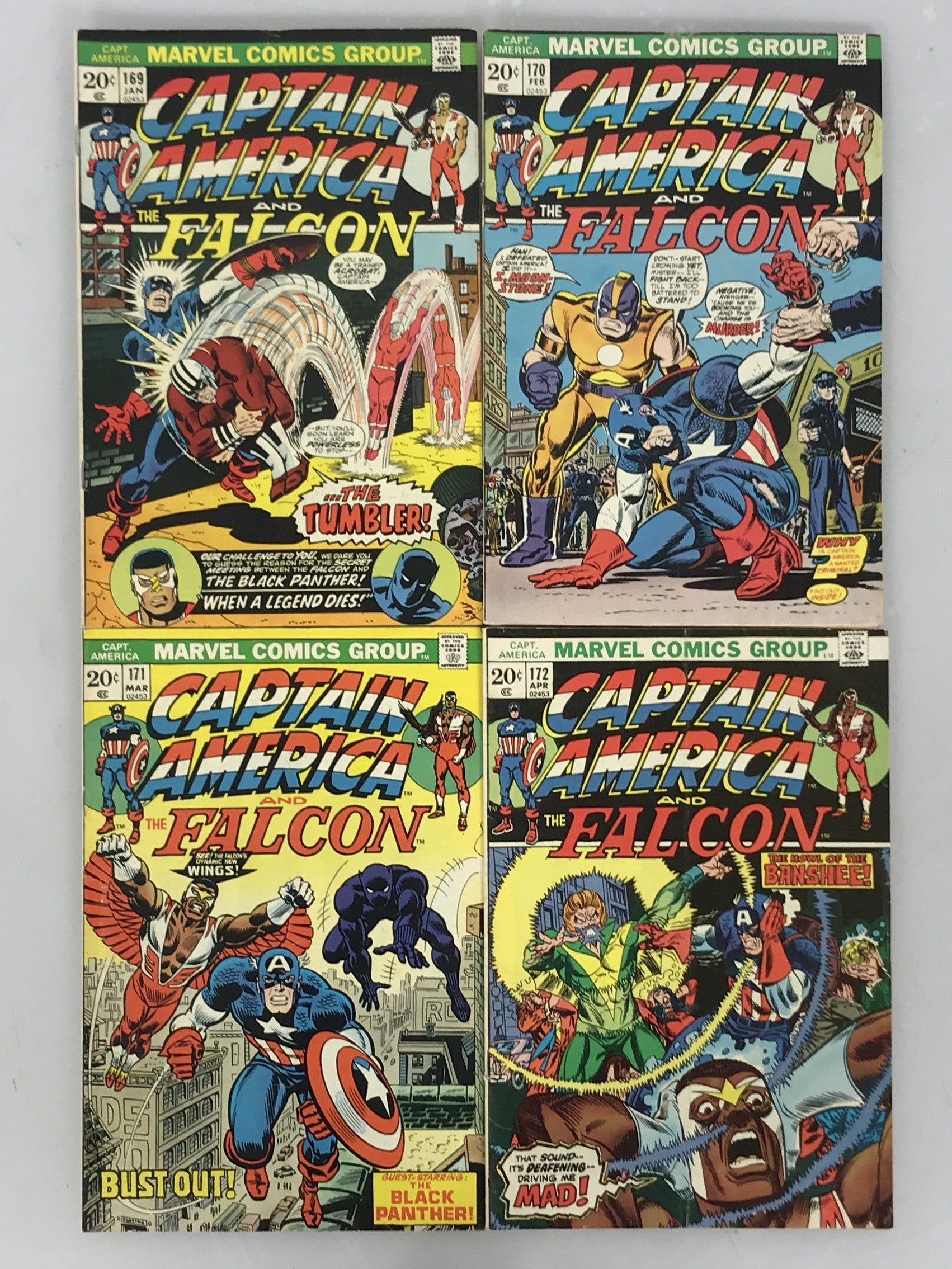 Captain America 169-172 1974