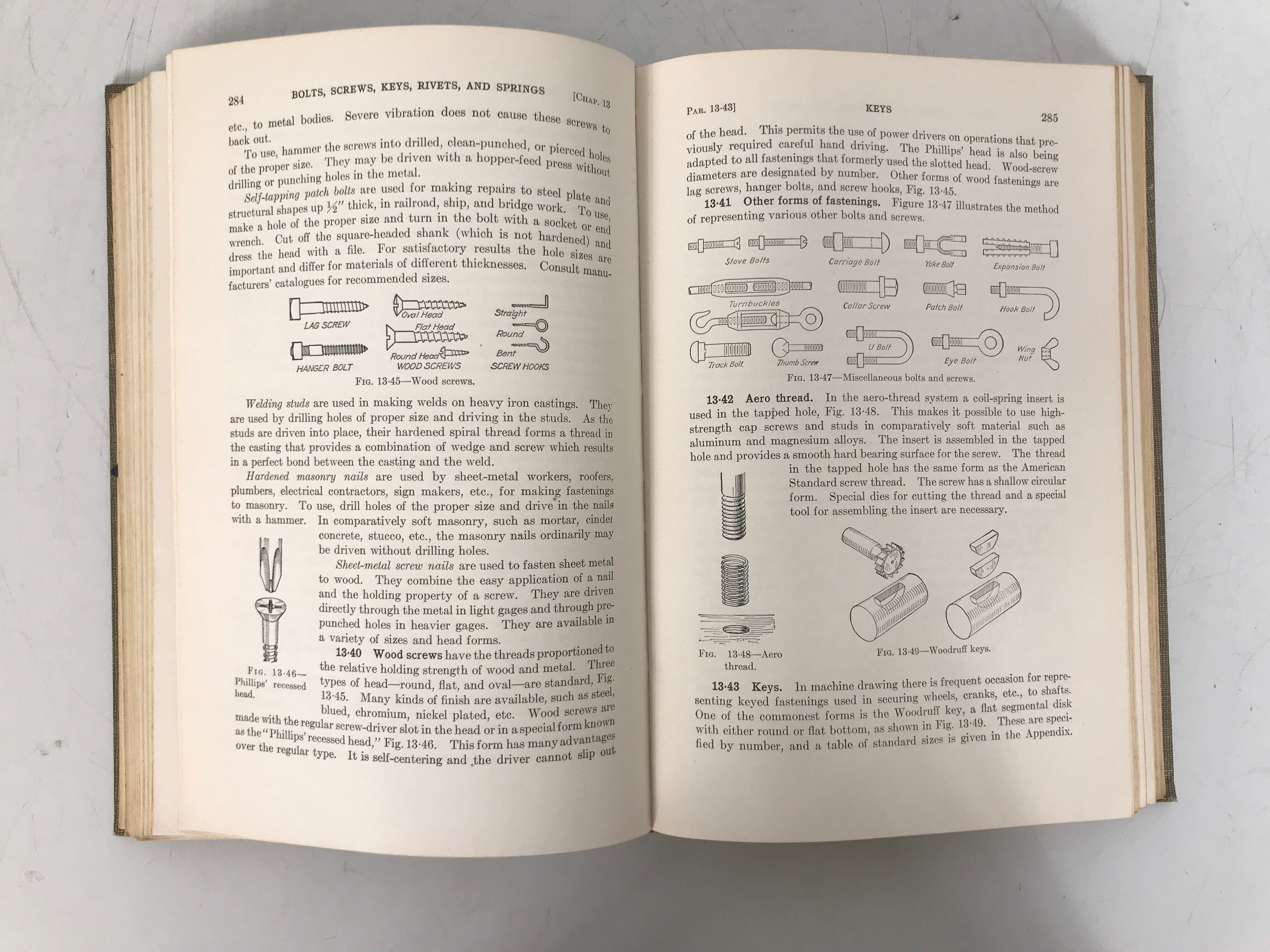 Lot of 2 Engineering Drawing Texts French/Hood 1952-1954 HC