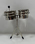 Miniature Silver Snare Timbales