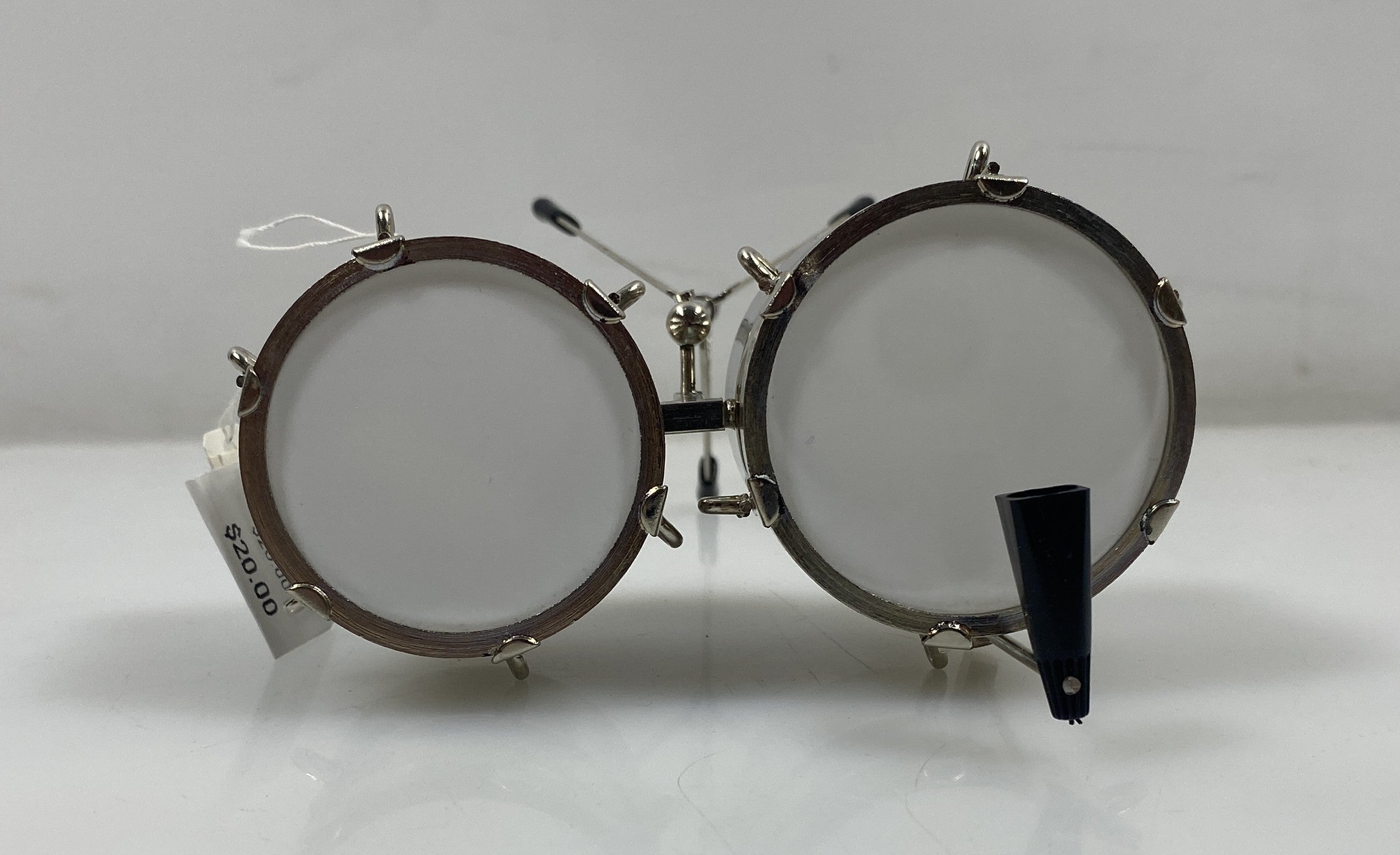 Miniature Silver Snare Timbales