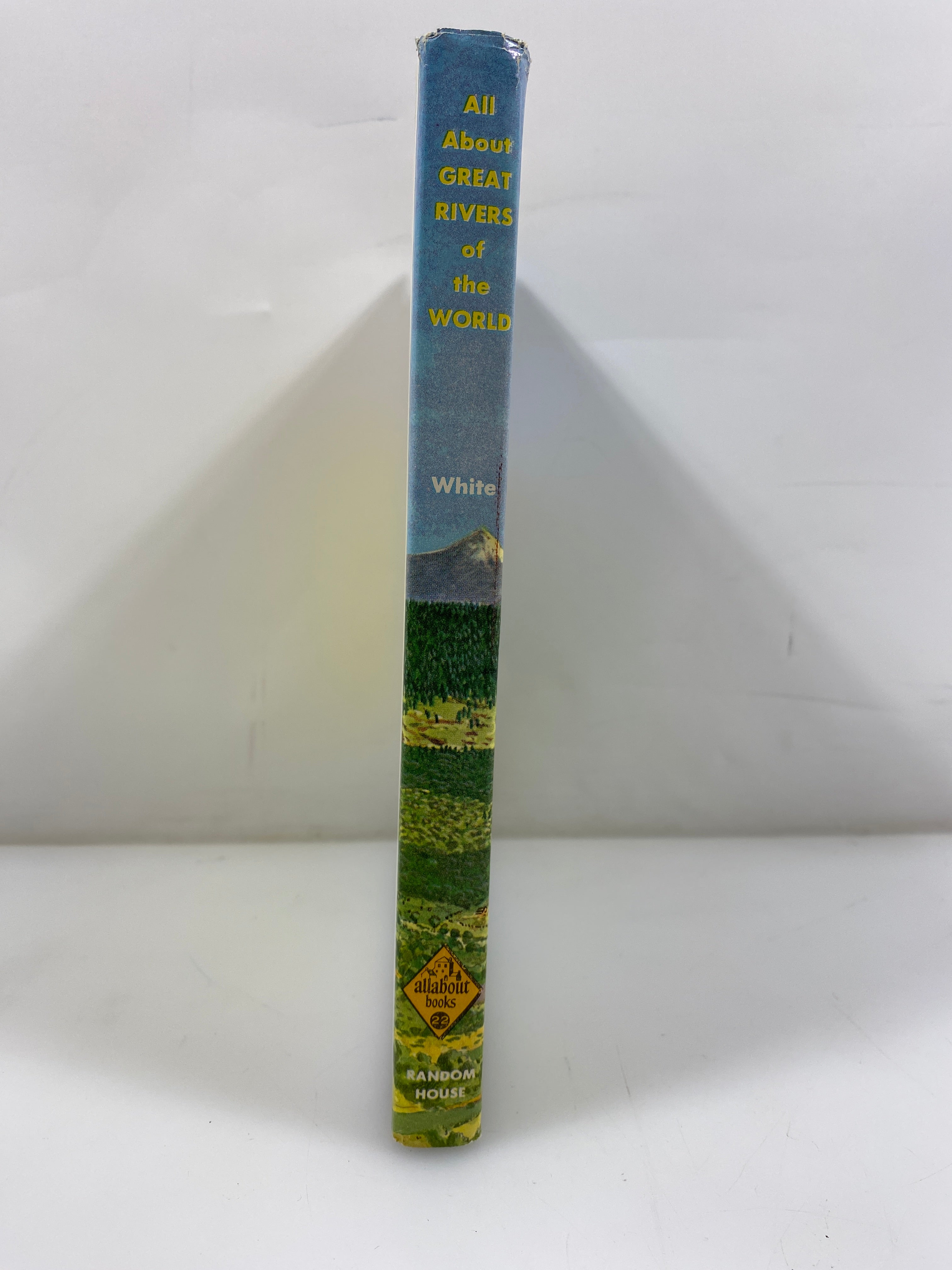 All About Great Rivers of the World Anne Terry White Random House 1957 HCDJ