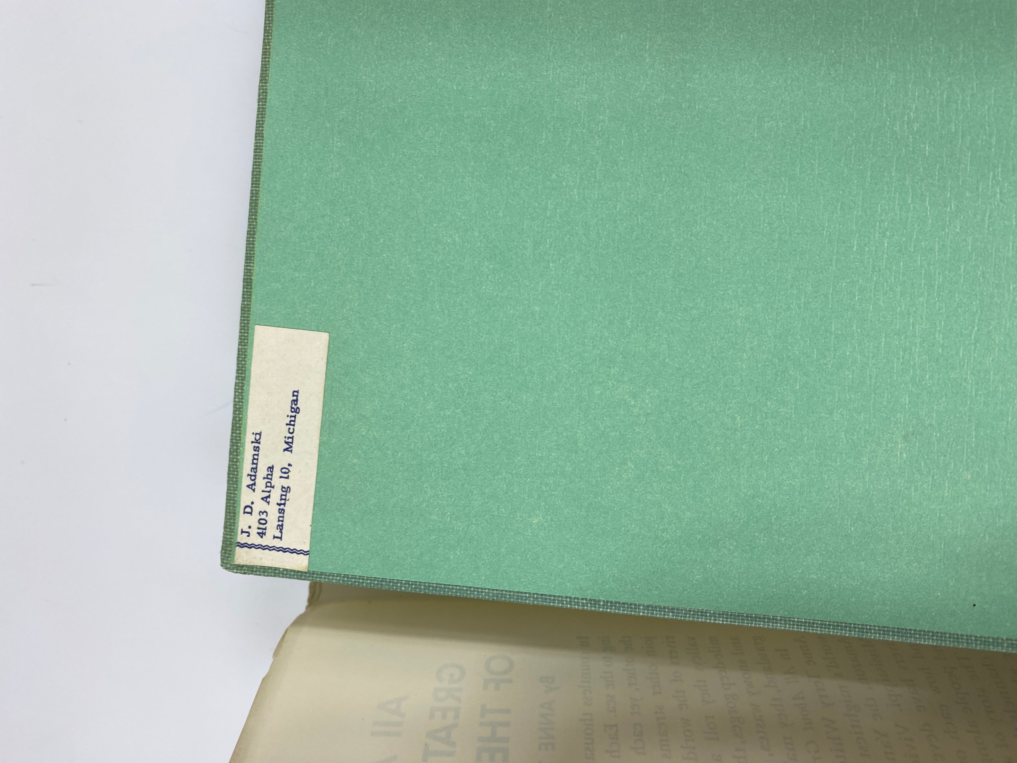 All About Great Rivers of the World Anne Terry White Random House 1957 HCDJ