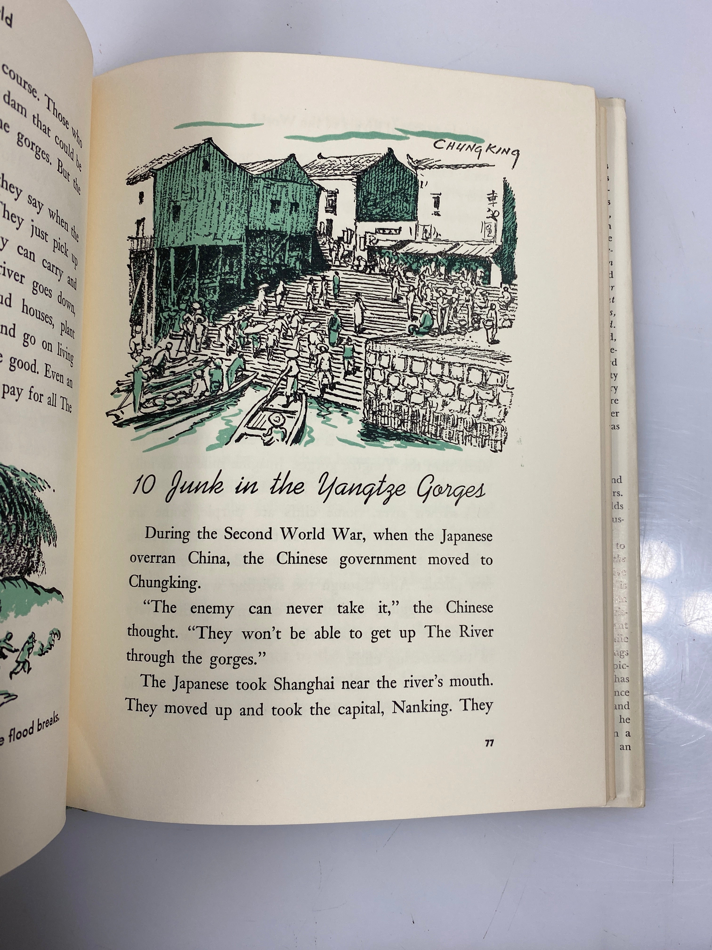 All About Great Rivers of the World Anne Terry White Random House 1957 HCDJ
