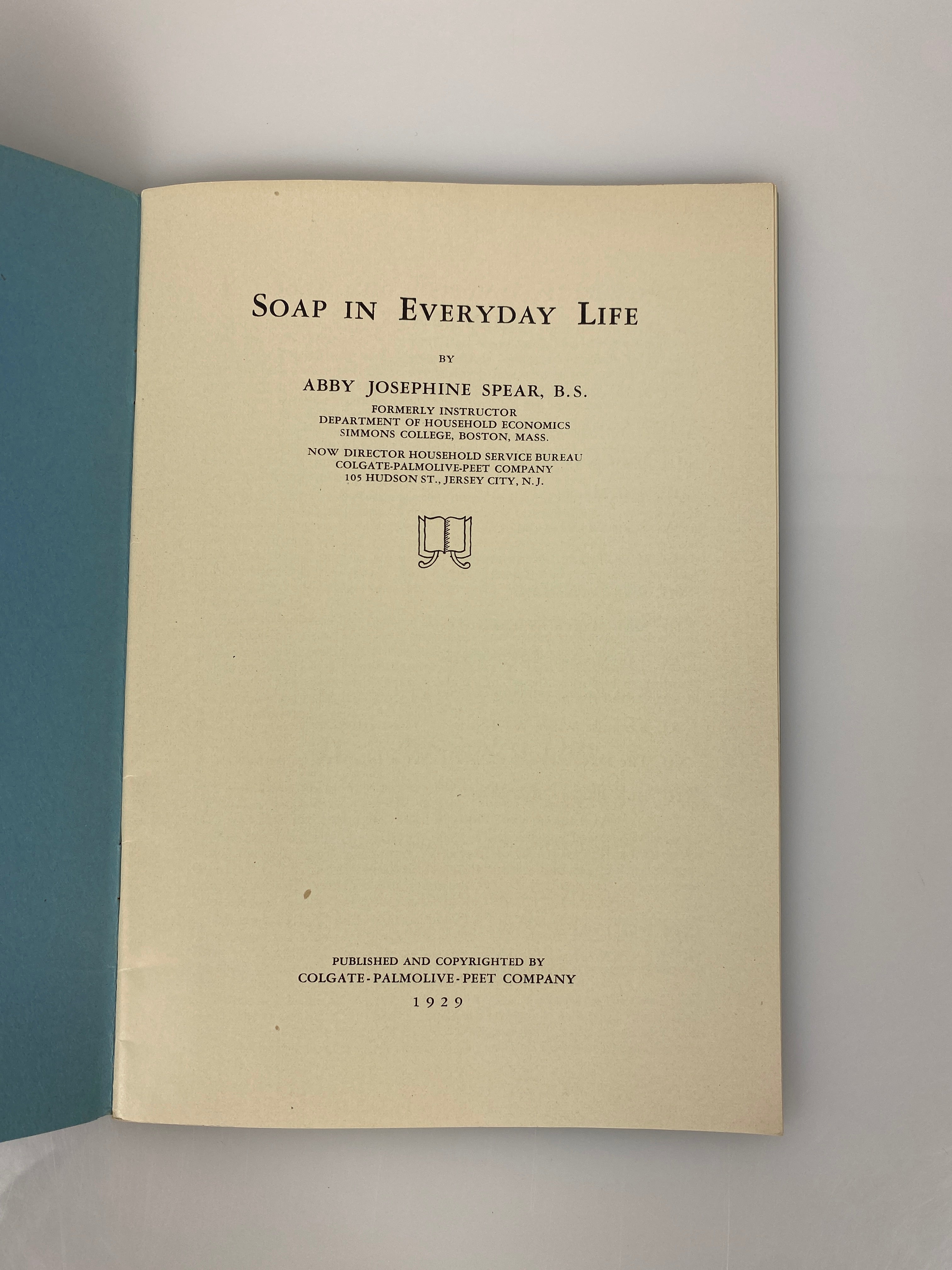 Soap in Everyday Life Promotional Informational Booklet vintage Palmolive 1929