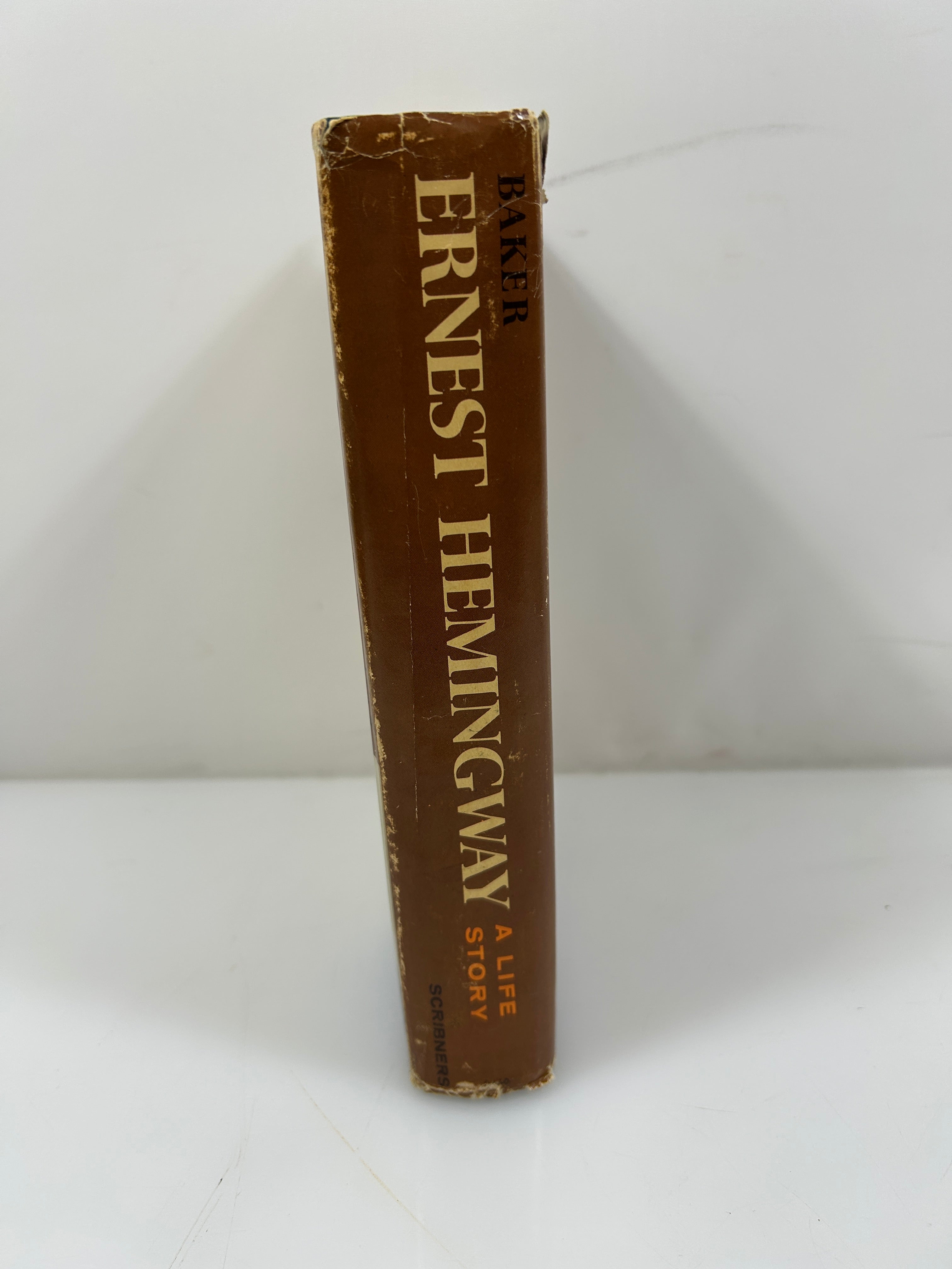 Ernest Hemingway A Life Story by Carlos Baker 1969 Scribner's HCDJ BCE