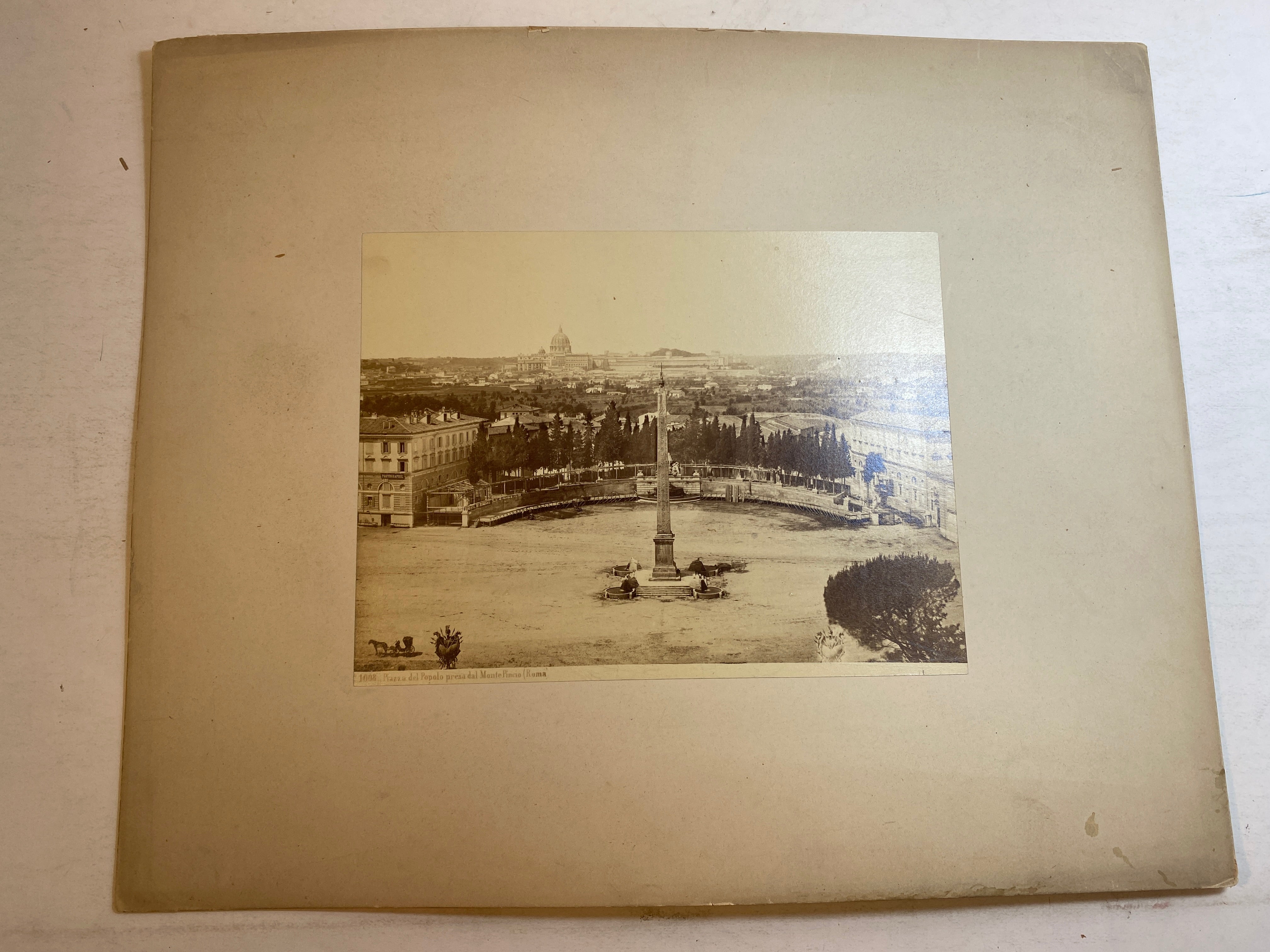 Lot of 40+ Matted Vintage Roman/Italian Architectural Pictures