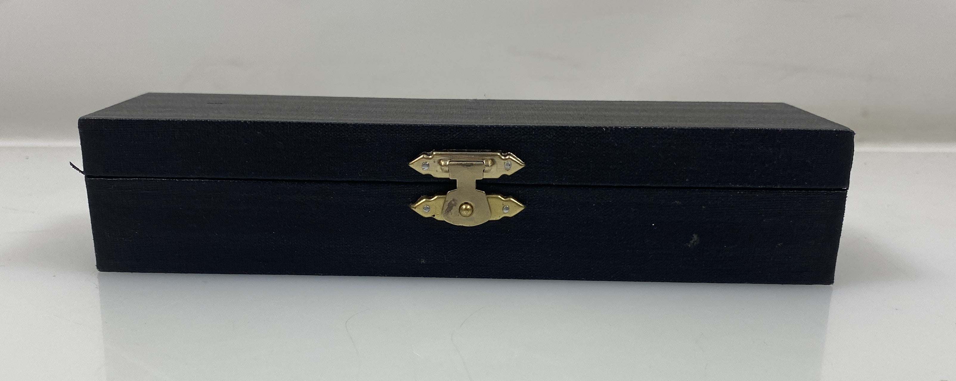 Miniature Silver Flute With Case And Stand