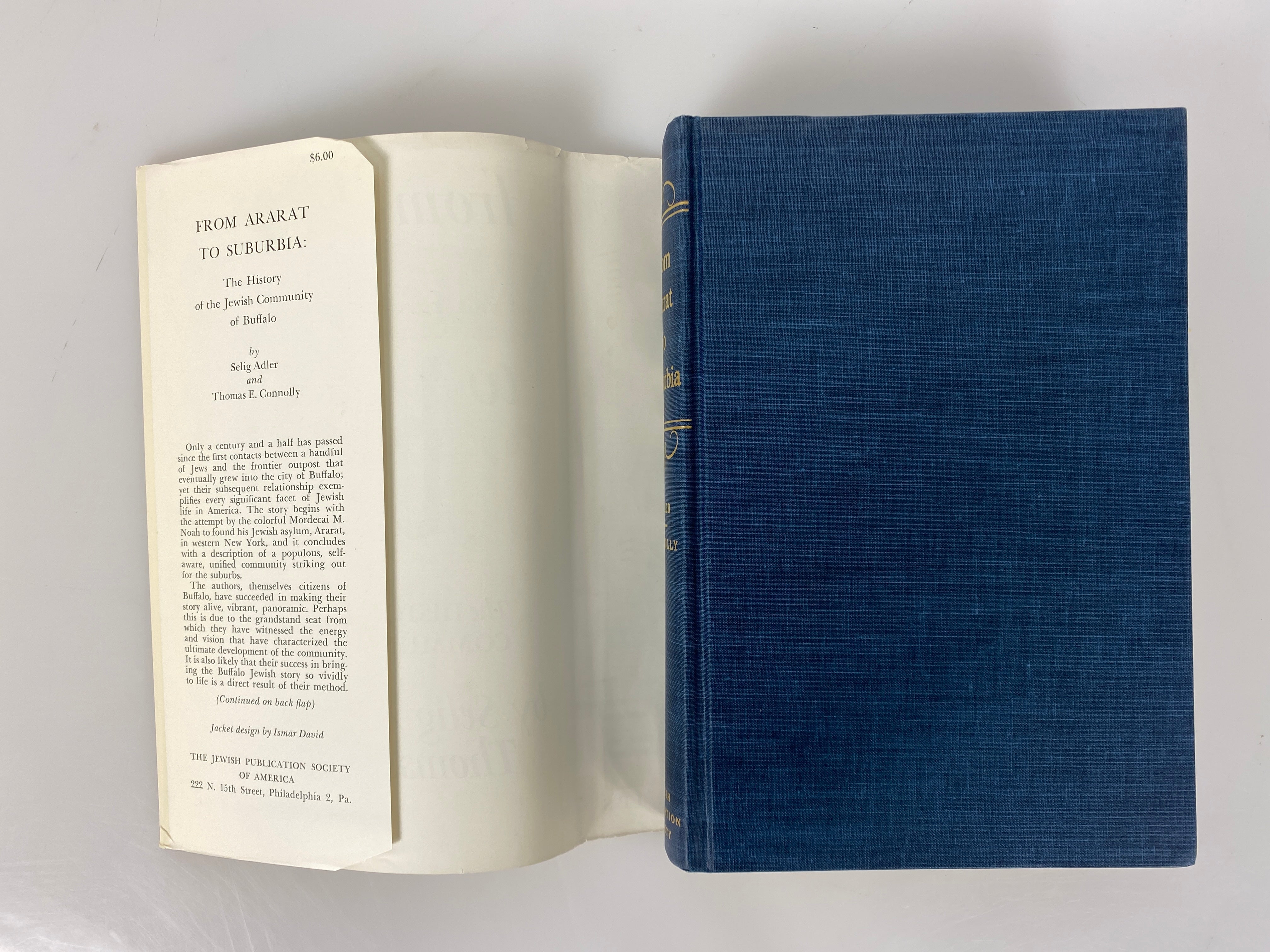 From Ararat to Suburbia by Adler/Connolly 1960 First Edition HC DJ